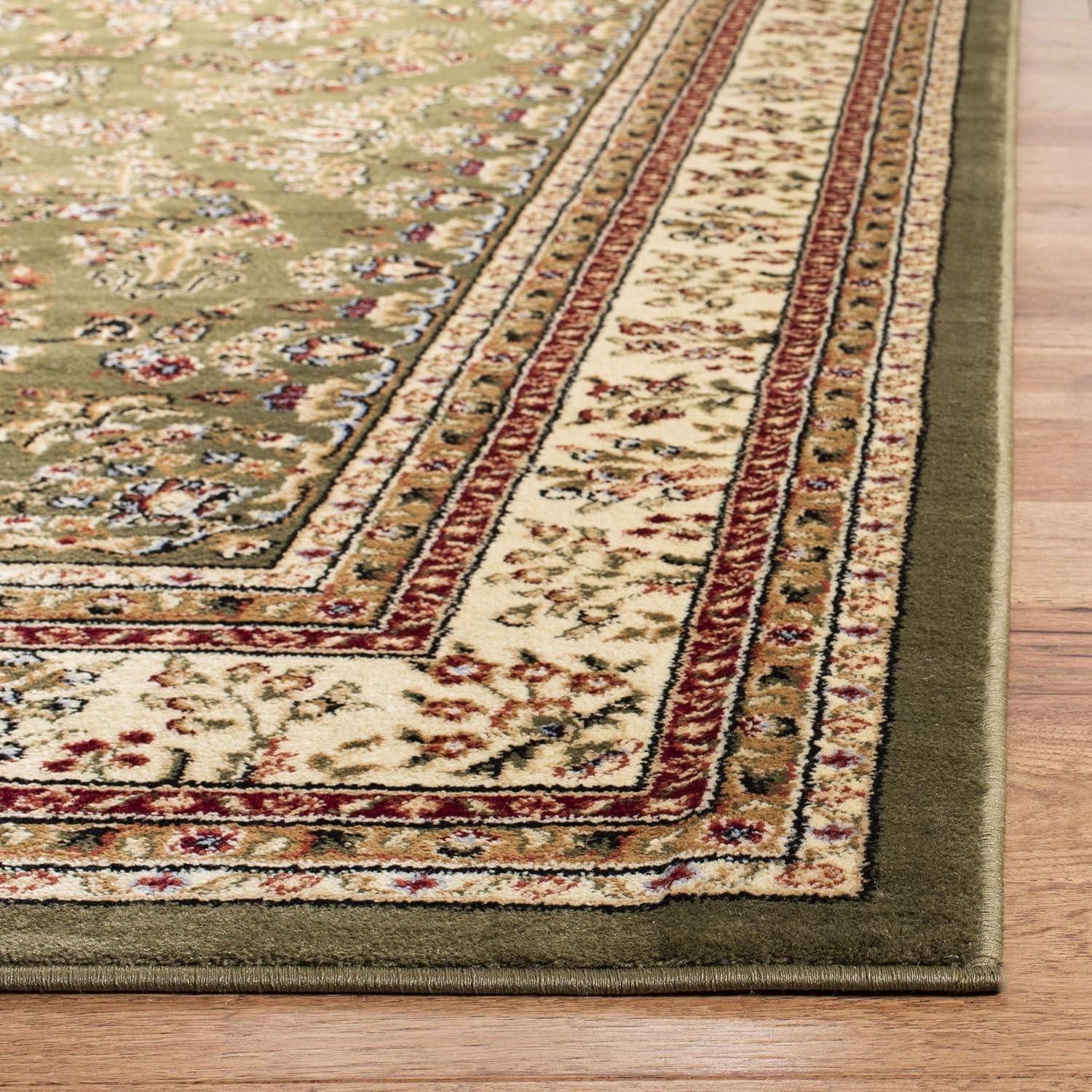 image:imageSAFAVIEH Area Rug 8x11 Lyndhurst Collection Large Ivory amp Rust Traditional Oriental Design NonShedding amp Easy to Clean Ideal for Living Room Bedroom Dining Space LNH331RSageIvory