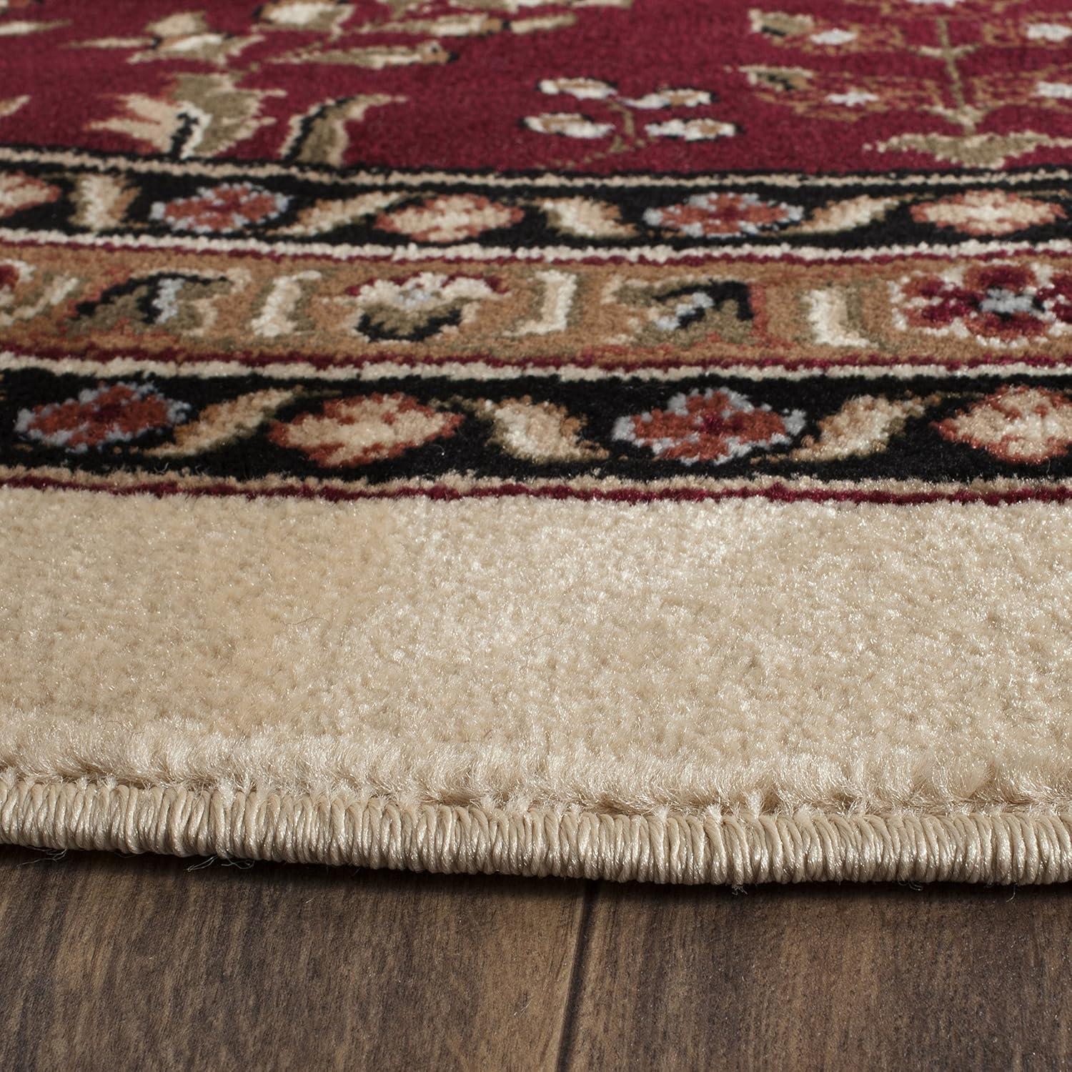 image:imageSAFAVIEH Area Rug 8x11 Lyndhurst Collection Large Ivory amp Rust Traditional Oriental Design NonShedding amp Easy to Clean Ideal for Living Room Bedroom Dining Space LNH331RIvoryRed