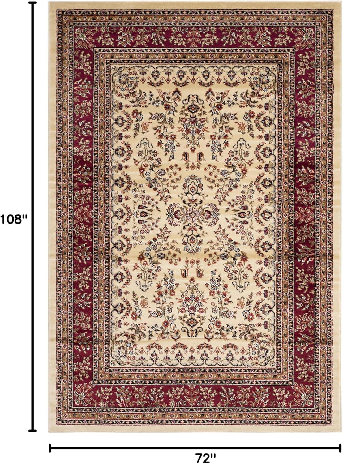 image:imageSAFAVIEH Area Rug 8x11 Lyndhurst Collection Large Ivory amp Rust Traditional Oriental Design NonShedding amp Easy to Clean Ideal for Living Room Bedroom Dining Space LNH331RIvoryRed