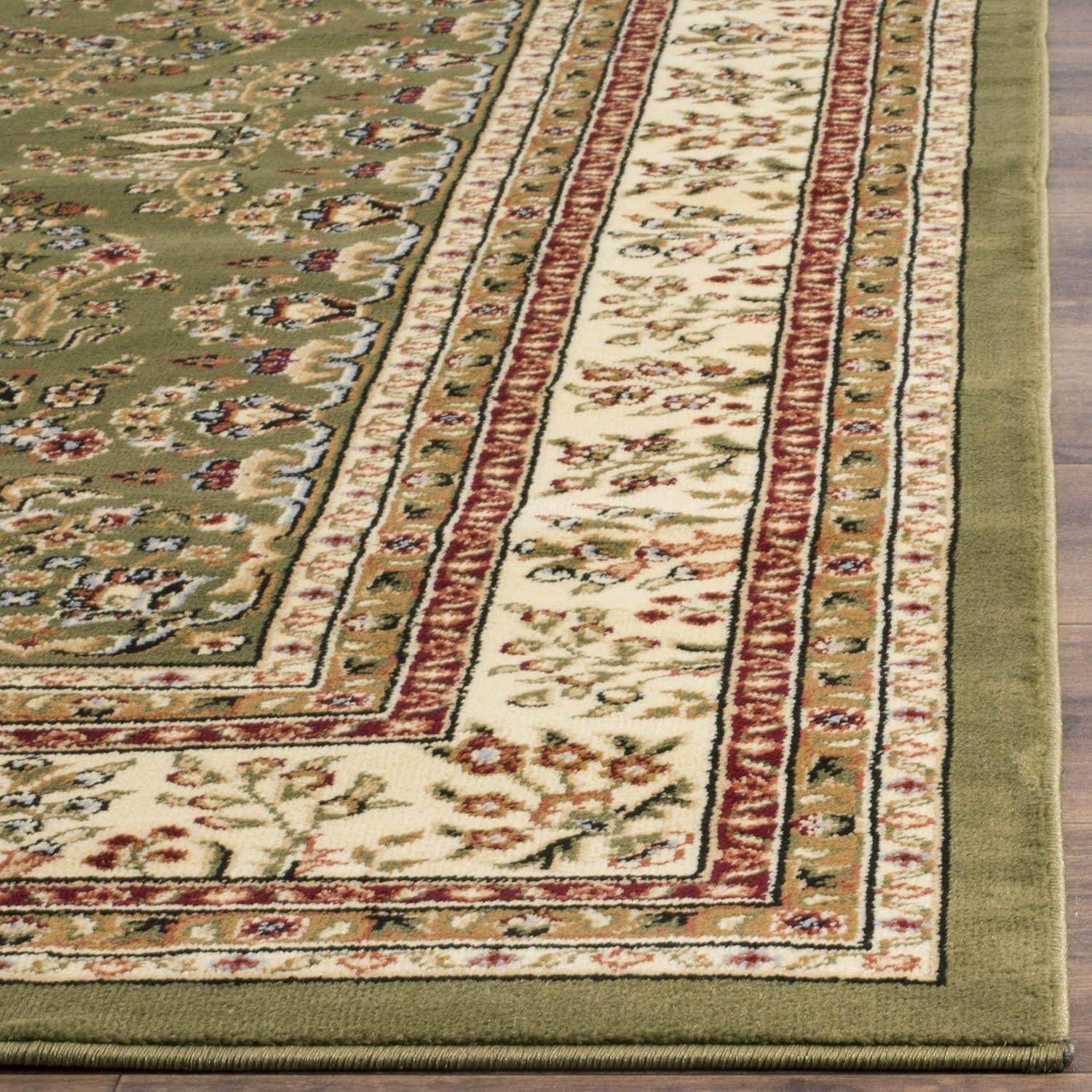 image:imageSAFAVIEH Area Rug 8x11 Lyndhurst Collection Large Ivory amp Rust Traditional Oriental Design NonShedding amp Easy to Clean Ideal for Living Room Bedroom Dining Space LNH331RSageIvory