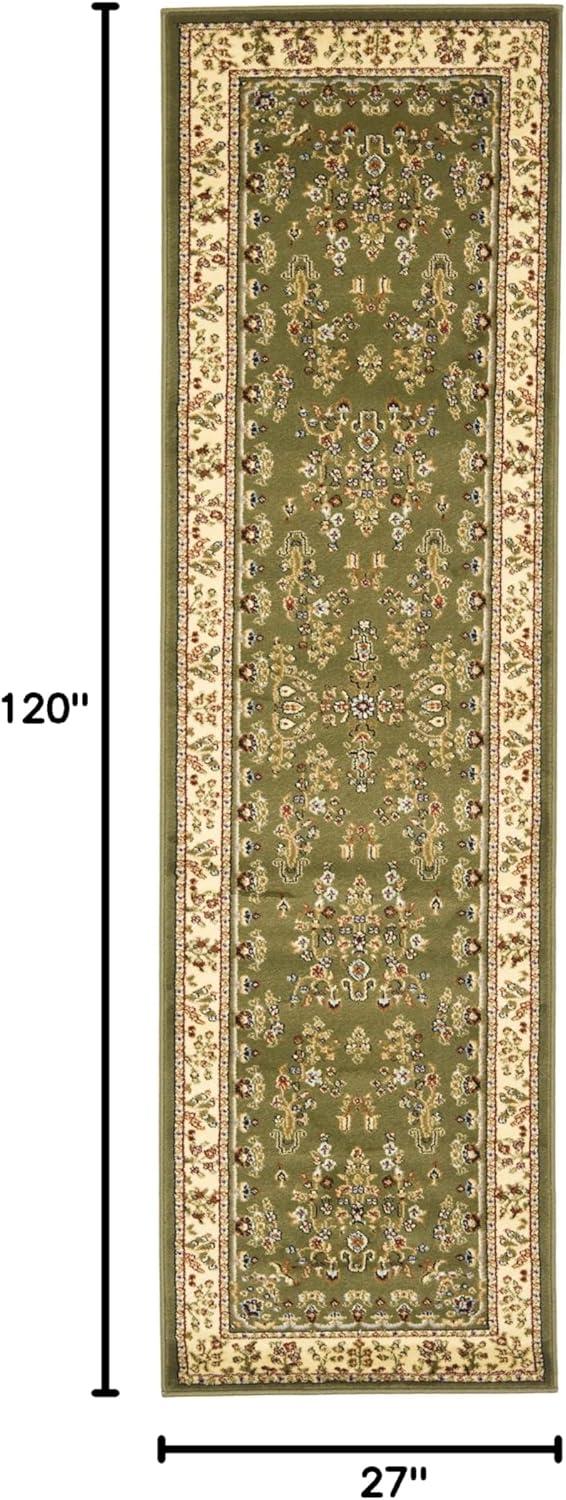 image:imageSAFAVIEH Area Rug 8x11 Lyndhurst Collection Large Ivory amp Rust Traditional Oriental Design NonShedding amp Easy to Clean Ideal for Living Room Bedroom Dining Space LNH331RSageIvory