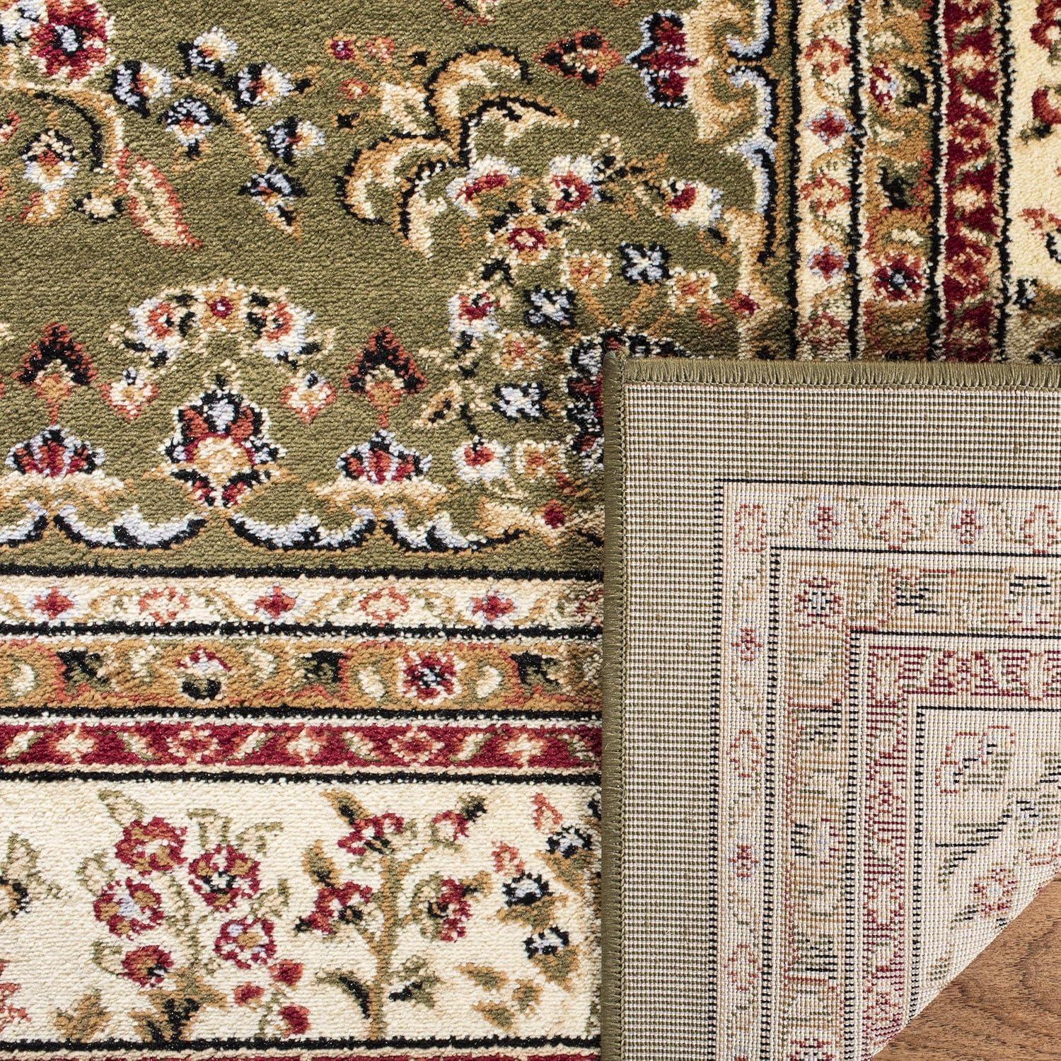 image:imageSAFAVIEH Area Rug 8x11 Lyndhurst Collection Large Ivory amp Rust Traditional Oriental Design NonShedding amp Easy to Clean Ideal for Living Room Bedroom Dining Space LNH331RSageIvory
