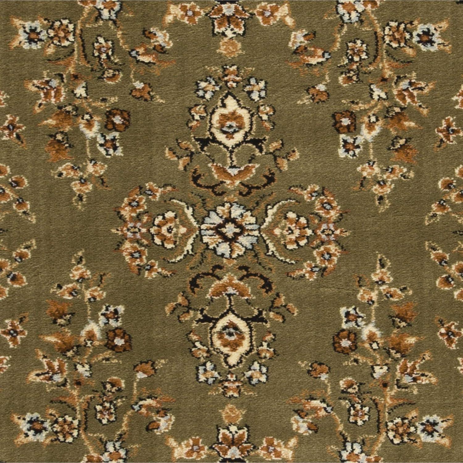 image:imageSAFAVIEH Area Rug 8x11 Lyndhurst Collection Large Ivory amp Rust Traditional Oriental Design NonShedding amp Easy to Clean Ideal for Living Room Bedroom Dining Space LNH331RSageIvory