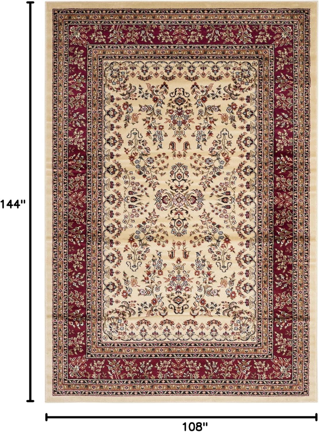image:imageSAFAVIEH Area Rug 8x11 Lyndhurst Collection Large Ivory amp Rust Traditional Oriental Design NonShedding amp Easy to Clean Ideal for Living Room Bedroom Dining Space LNH331RIvoryRed