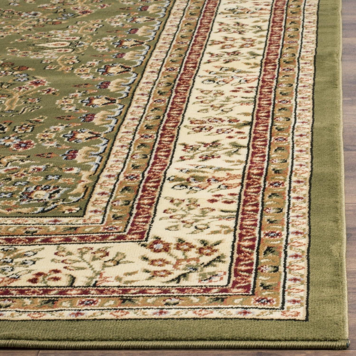 image:imageSAFAVIEH Area Rug 8x11 Lyndhurst Collection Large Ivory amp Rust Traditional Oriental Design NonShedding amp Easy to Clean Ideal for Living Room Bedroom Dining Space LNH331RSageIvory