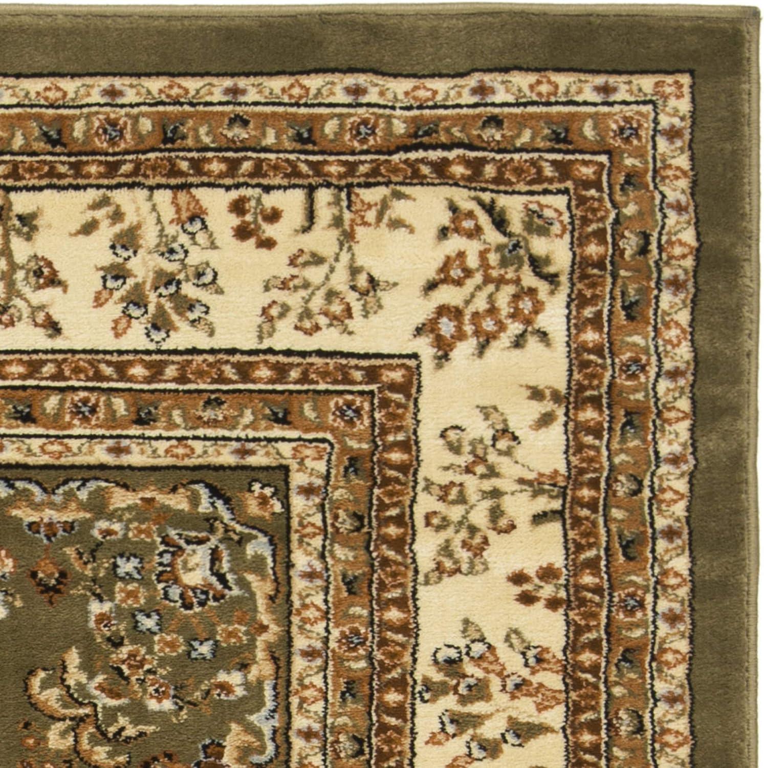 image:imageSAFAVIEH Area Rug 8x11 Lyndhurst Collection Large Ivory amp Rust Traditional Oriental Design NonShedding amp Easy to Clean Ideal for Living Room Bedroom Dining Space LNH331RSageIvory