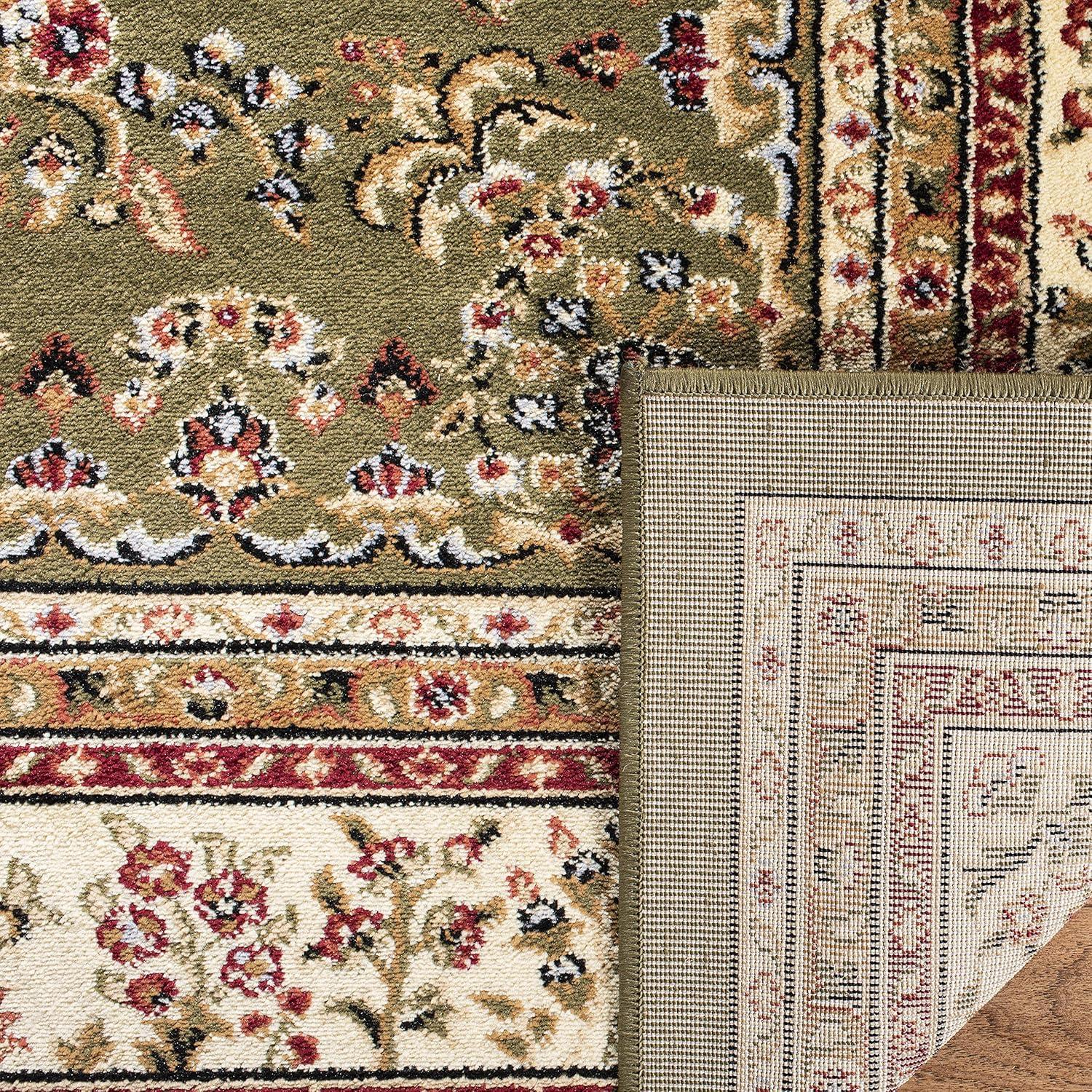 image:imageSAFAVIEH Area Rug 8x11 Lyndhurst Collection Large Ivory amp Rust Traditional Oriental Design NonShedding amp Easy to Clean Ideal for Living Room Bedroom Dining Space LNH331RSageIvory