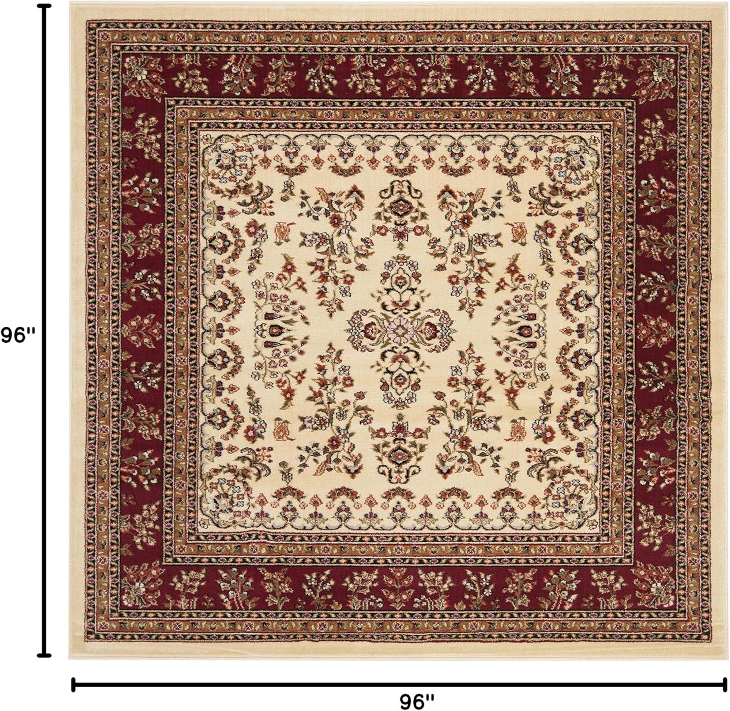 image:imageSAFAVIEH Area Rug 8x11 Lyndhurst Collection Large Ivory amp Rust Traditional Oriental Design NonShedding amp Easy to Clean Ideal for Living Room Bedroom Dining Space LNH331RIvoryRed