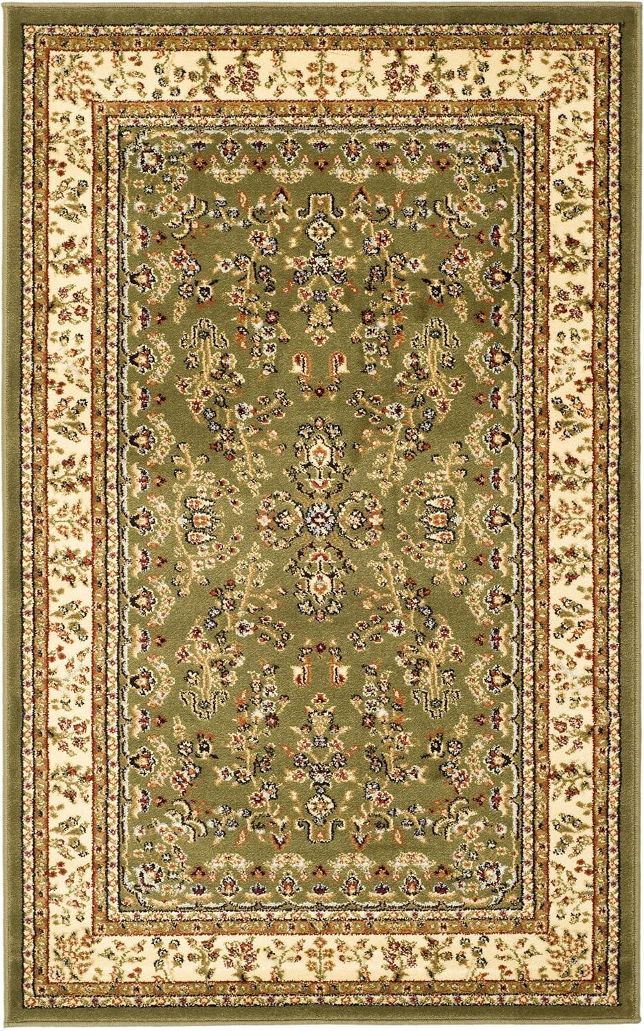 image:imageSAFAVIEH Area Rug 8x11 Lyndhurst Collection Large Ivory amp Rust Traditional Oriental Design NonShedding amp Easy to Clean Ideal for Living Room Bedroom Dining Space LNH331RSageIvory