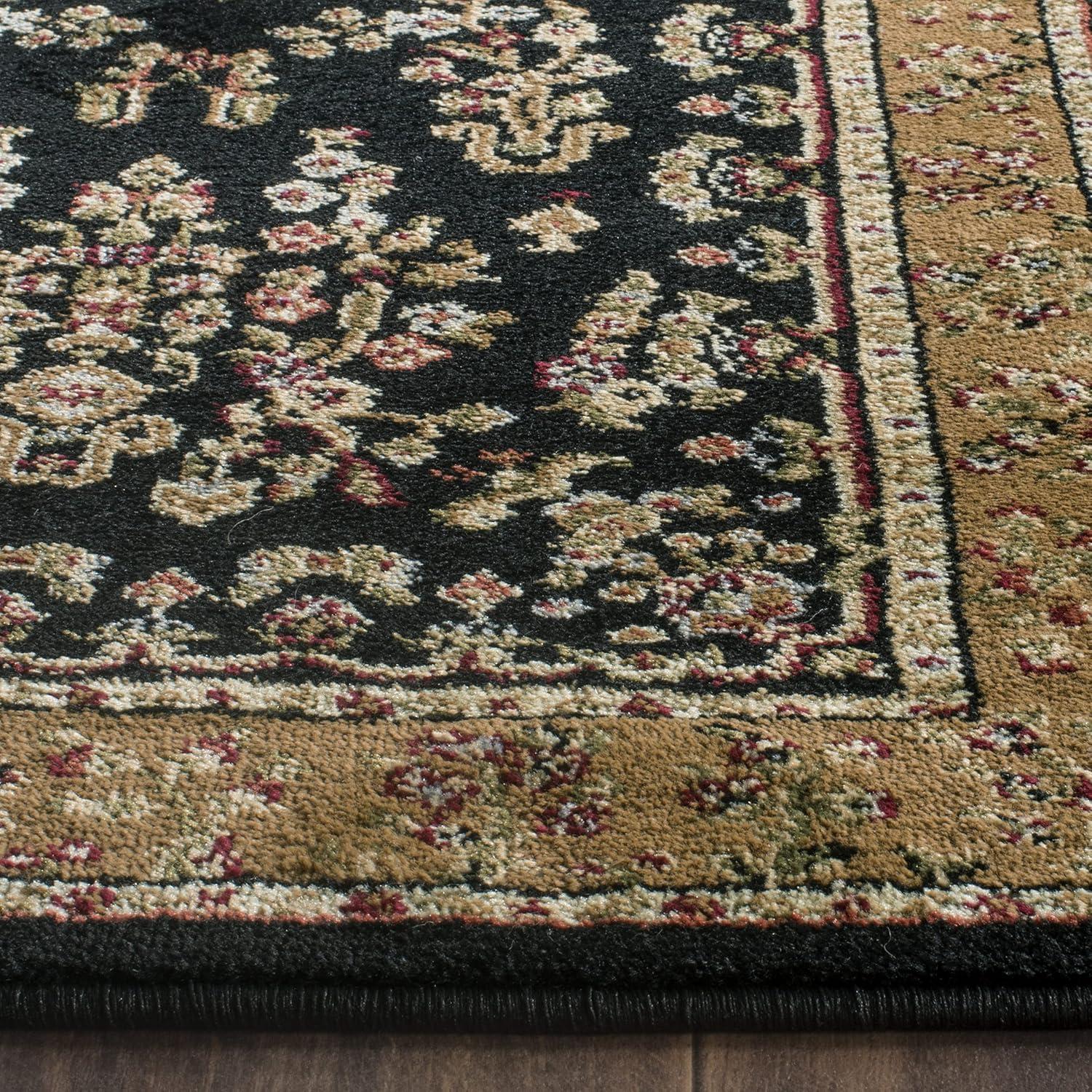 image:imageSAFAVIEH Area Rug 8x11 Lyndhurst Collection Large Ivory amp Rust Traditional Oriental Design NonShedding amp Easy to Clean Ideal for Living Room Bedroom Dining Space LNH331RBlackTan