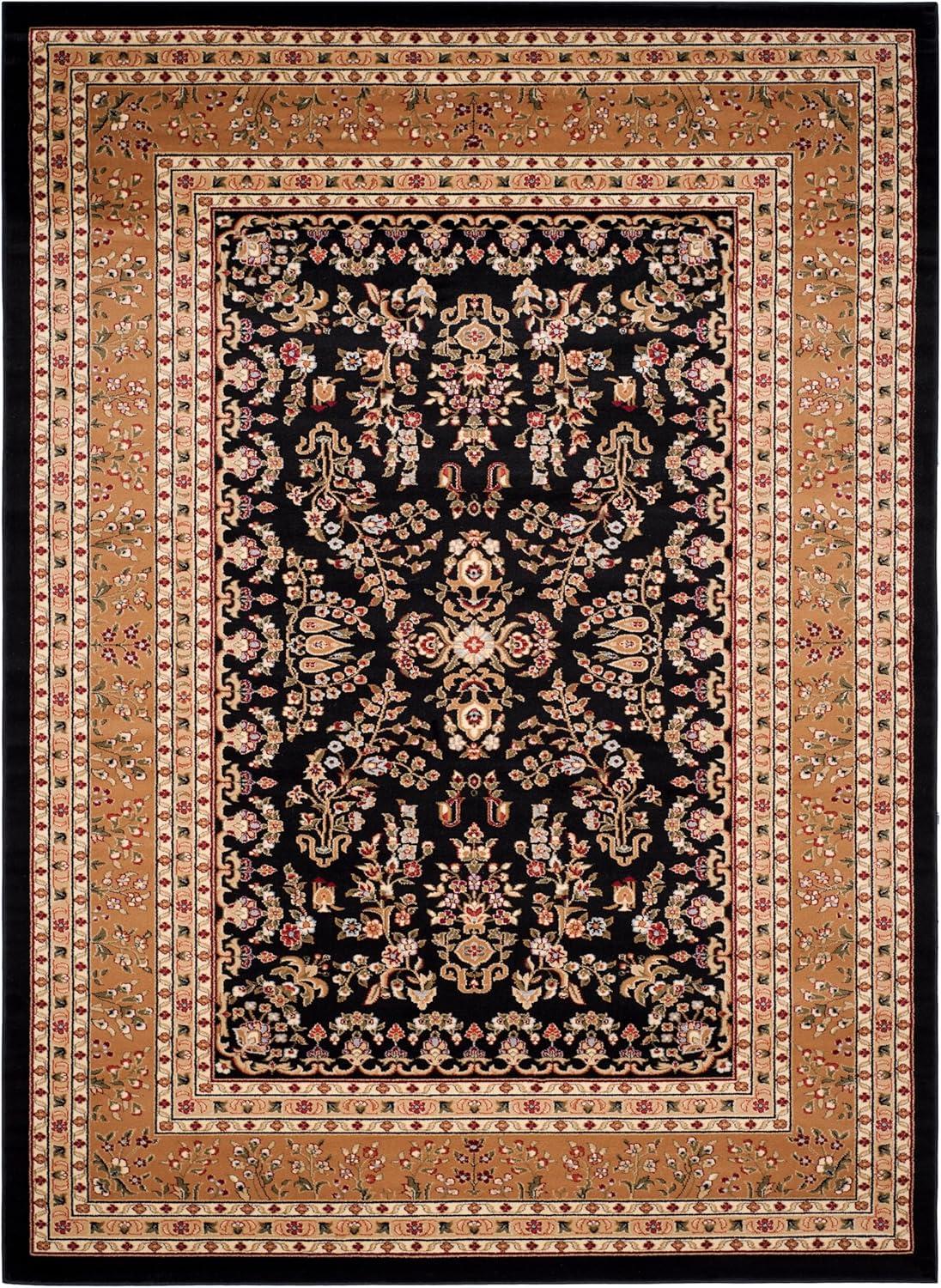 image:imageSAFAVIEH Area Rug 8x11 Lyndhurst Collection Large Ivory amp Rust Traditional Oriental Design NonShedding amp Easy to Clean Ideal for Living Room Bedroom Dining Space LNH331RBlackTan