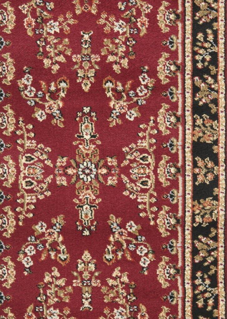 image:imageSAFAVIEH Area Rug 8x11 Lyndhurst Collection Large Ivory amp Rust Traditional Oriental Design NonShedding amp Easy to Clean Ideal for Living Room Bedroom Dining Space LNH331RRed Black