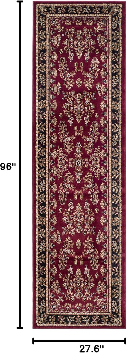 image:imageSAFAVIEH Area Rug 8x11 Lyndhurst Collection Large Ivory amp Rust Traditional Oriental Design NonShedding amp Easy to Clean Ideal for Living Room Bedroom Dining Space LNH331RRed Black
