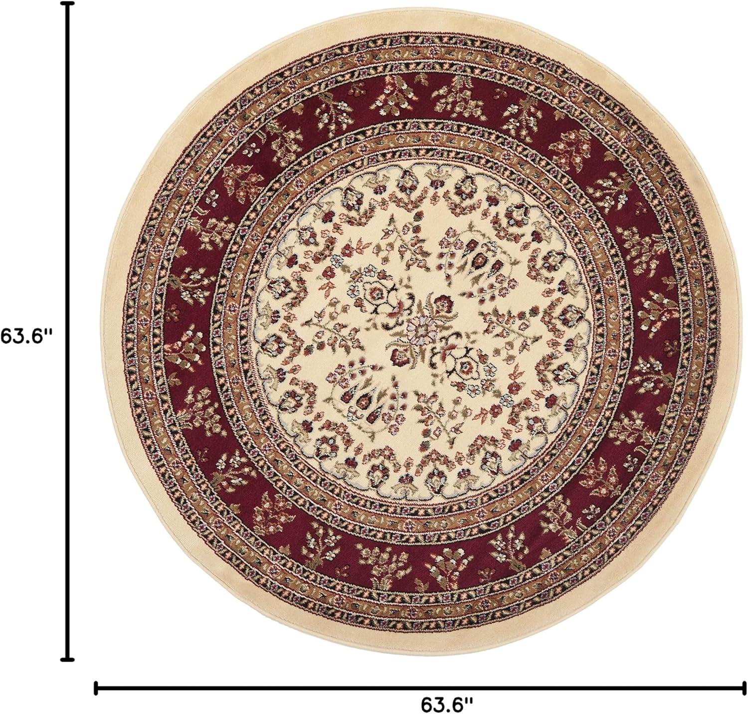 image:imageSAFAVIEH Area Rug 8x11 Lyndhurst Collection Large Ivory amp Rust Traditional Oriental Design NonShedding amp Easy to Clean Ideal for Living Room Bedroom Dining Space LNH331RIvoryRed