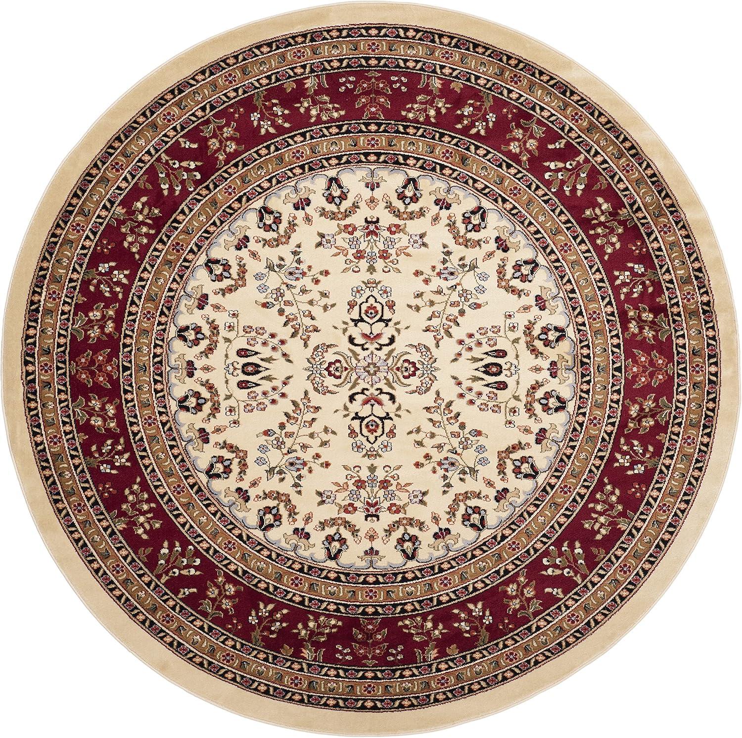 image:imageSAFAVIEH Area Rug 8x11 Lyndhurst Collection Large Ivory amp Rust Traditional Oriental Design NonShedding amp Easy to Clean Ideal for Living Room Bedroom Dining Space LNH331RIvoryRed