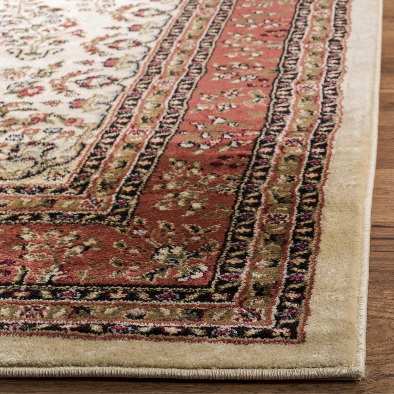 image:imageSAFAVIEH Area Rug 8x11 Lyndhurst Collection Large Ivory amp Rust Traditional Oriental Design NonShedding amp Easy to Clean Ideal for Living Room Bedroom Dining Space LNH331RIvoryRust