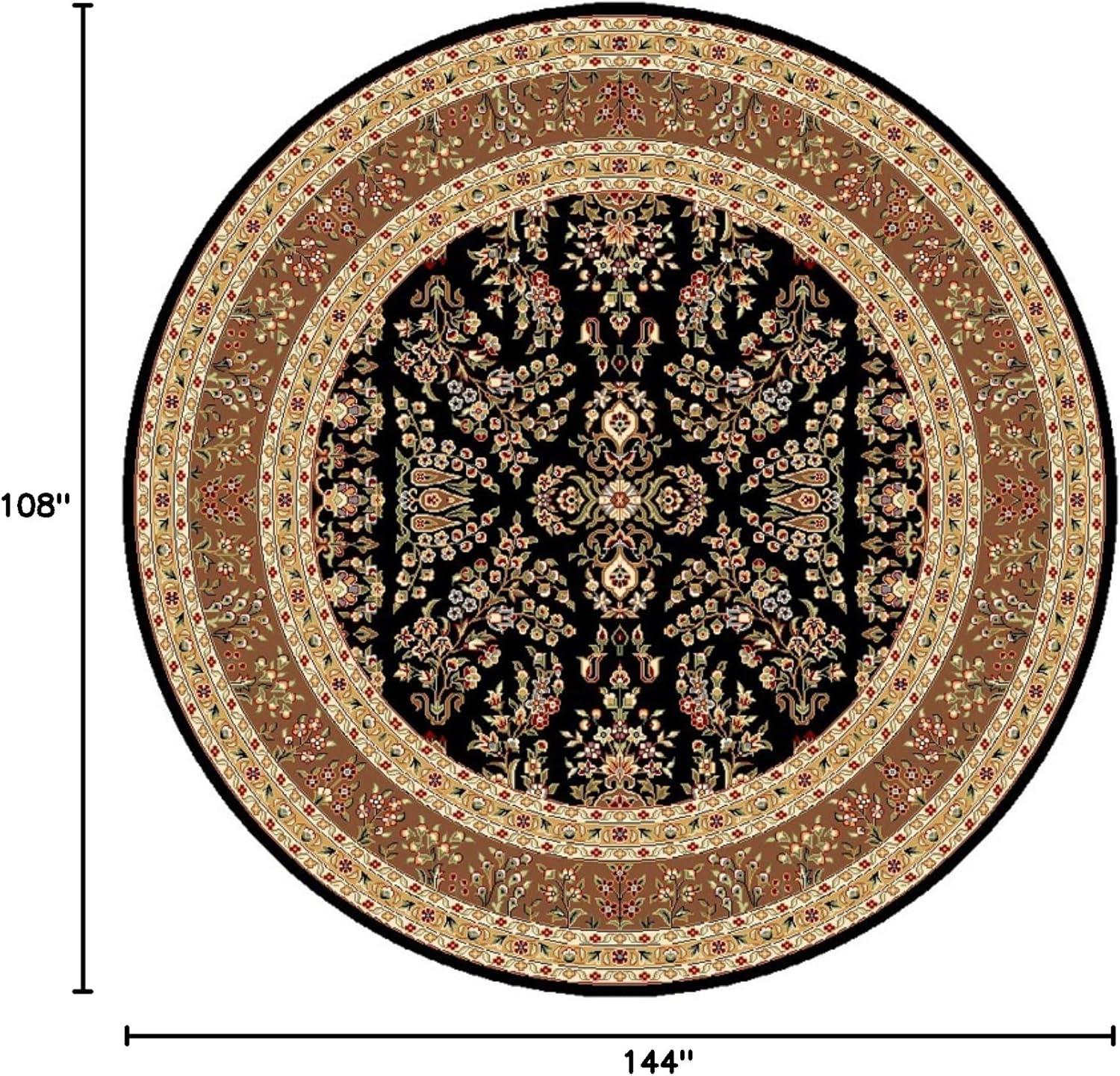 image:imageSAFAVIEH Area Rug 8x11 Lyndhurst Collection Large Ivory amp Rust Traditional Oriental Design NonShedding amp Easy to Clean Ideal for Living Room Bedroom Dining Space LNH331RBlackTan