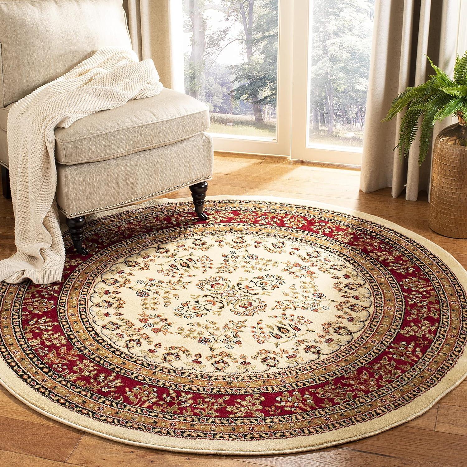 image:imageSAFAVIEH Area Rug 8x11 Lyndhurst Collection Large Ivory amp Rust Traditional Oriental Design NonShedding amp Easy to Clean Ideal for Living Room Bedroom Dining Space LNH331RIvoryRed