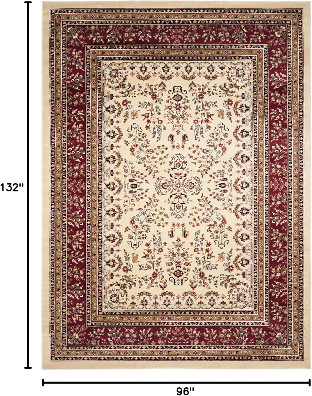 image:imageSAFAVIEH Area Rug 8x11 Lyndhurst Collection Large Ivory amp Rust Traditional Oriental Design NonShedding amp Easy to Clean Ideal for Living Room Bedroom Dining Space LNH331RIvoryRed