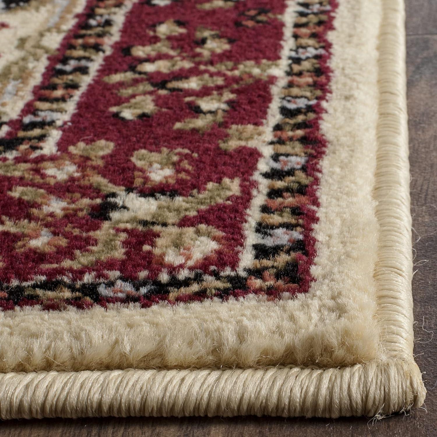 image:imageSAFAVIEH Area Rug 8x11 Lyndhurst Collection Large Ivory amp Rust Traditional Oriental Design NonShedding amp Easy to Clean Ideal for Living Room Bedroom Dining Space LNH331RIvoryRed