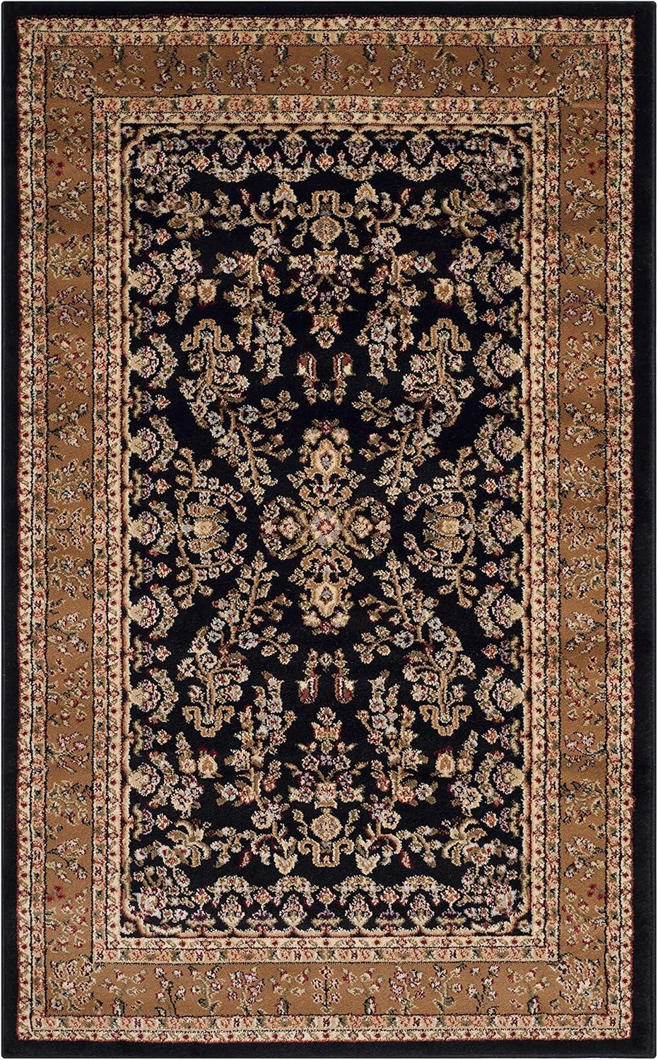 image:imageSAFAVIEH Area Rug 8x11 Lyndhurst Collection Large Ivory amp Rust Traditional Oriental Design NonShedding amp Easy to Clean Ideal for Living Room Bedroom Dining Space LNH331RBlackTan
