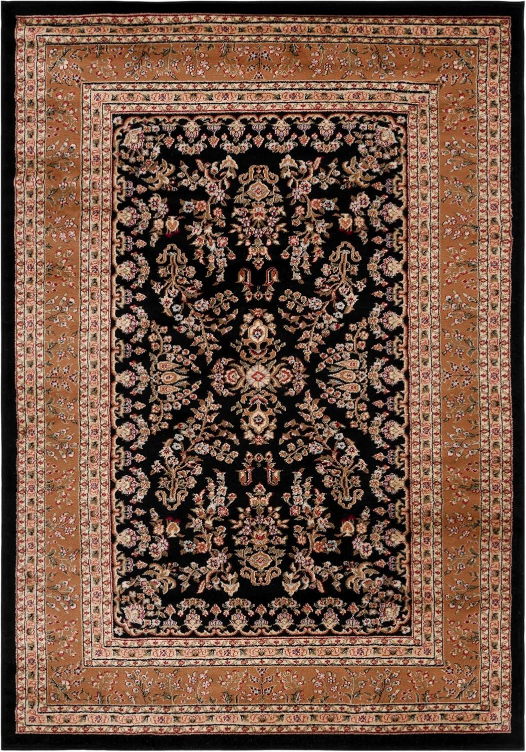 image:imageSAFAVIEH Area Rug 8x11 Lyndhurst Collection Large Ivory amp Rust Traditional Oriental Design NonShedding amp Easy to Clean Ideal for Living Room Bedroom Dining Space LNH331RBlackTan