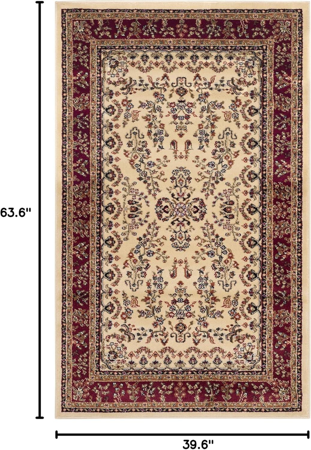 image:imageSAFAVIEH Area Rug 8x11 Lyndhurst Collection Large Ivory amp Rust Traditional Oriental Design NonShedding amp Easy to Clean Ideal for Living Room Bedroom Dining Space LNH331RIvoryRed