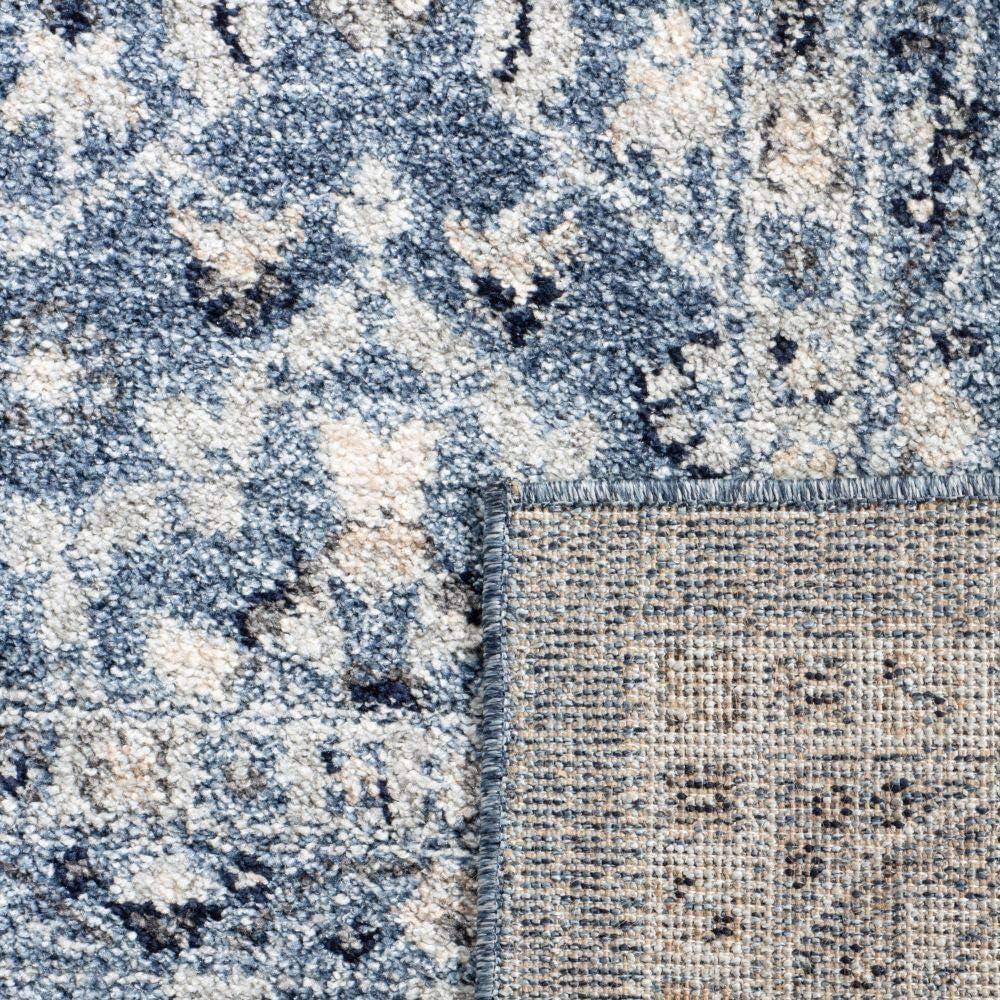 image:imageSAFAVIEH Charleston Collection Area Rug 67 Square Ivory amp Red Oriental Distressed Design NonShedding amp Easy Care Ideal for High Traffic Areas in Living Room Bedroom CHL412ANavyCreme