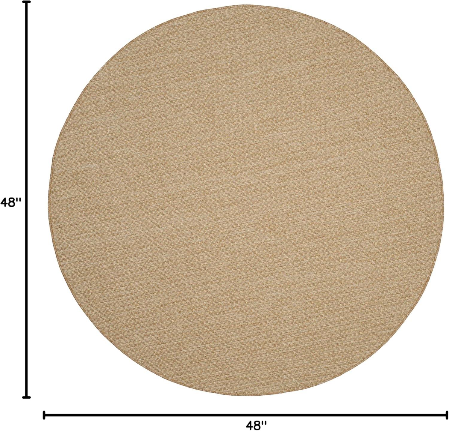 image:imageSAFAVIEH Courtyard Collection Area Rug 8 x 10 Natural amp Cream NonShedding amp Easy Care IndoorOutdoor amp WashableIdeal for Patio Backyard Mudroom CY852103012IvoryPink
