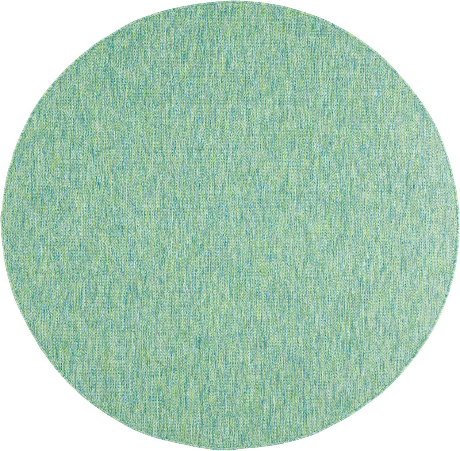 image:imageSAFAVIEH Courtyard Collection Area Rug 8 x 10 Natural amp Cream NonShedding amp Easy Care IndoorOutdoor amp WashableIdeal for Patio Backyard Mudroom CY852103012GreenBlue