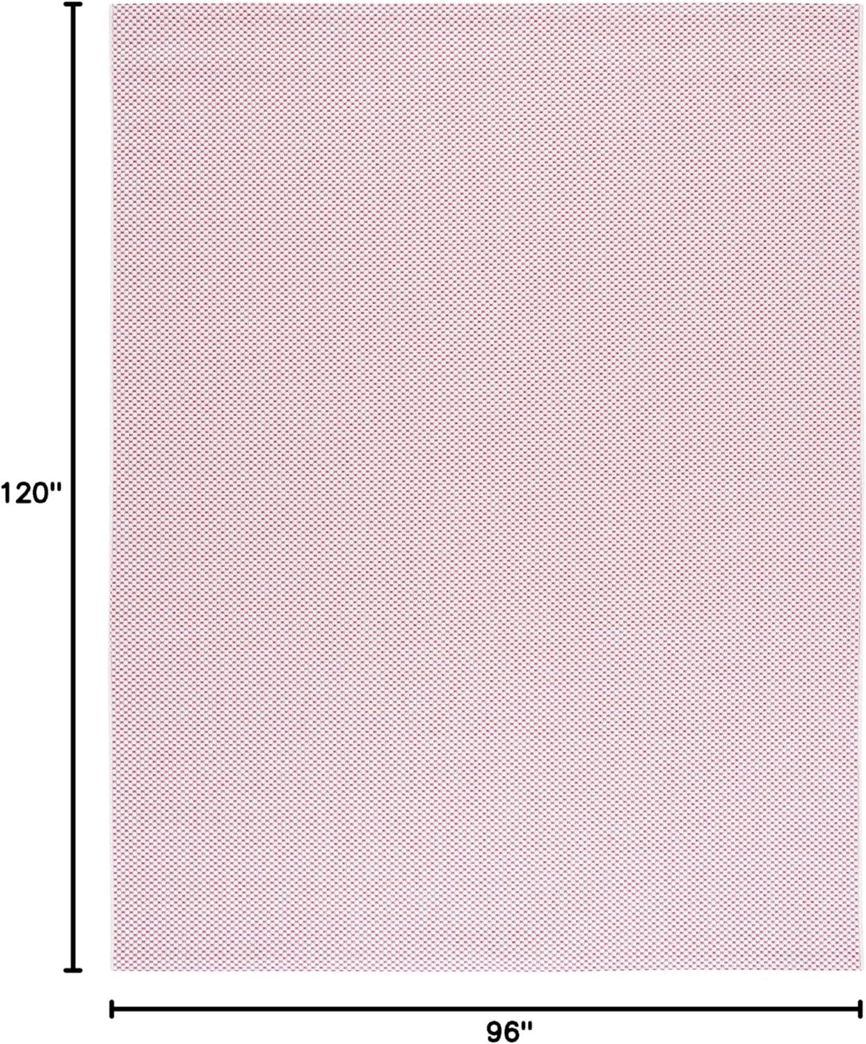 image:imageSAFAVIEH Courtyard Collection Area Rug 8 x 10 Natural amp Cream NonShedding amp Easy Care IndoorOutdoor amp WashableIdeal for Patio Backyard Mudroom CY852103012IvoryPink