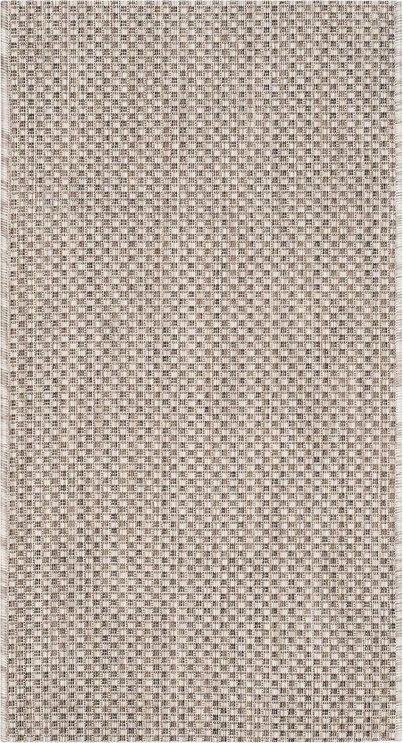image:imageSAFAVIEH Courtyard Collection Area Rug 8 x 10 Natural amp Cream NonShedding amp Easy Care IndoorOutdoor amp WashableIdeal for Patio Backyard Mudroom CY852103012BeigeBrown