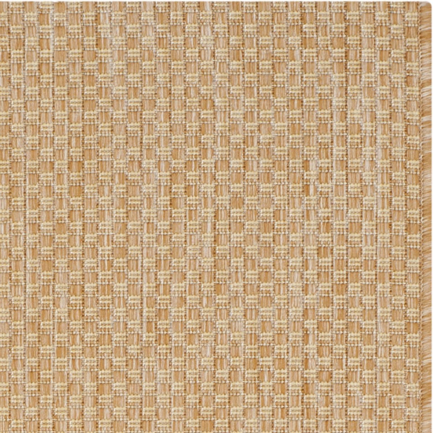 image:imageSAFAVIEH Courtyard Collection Area Rug 8 x 10 Natural amp Cream NonShedding amp Easy Care IndoorOutdoor amp WashableIdeal for Patio Backyard Mudroom CY852103012NaturalCream