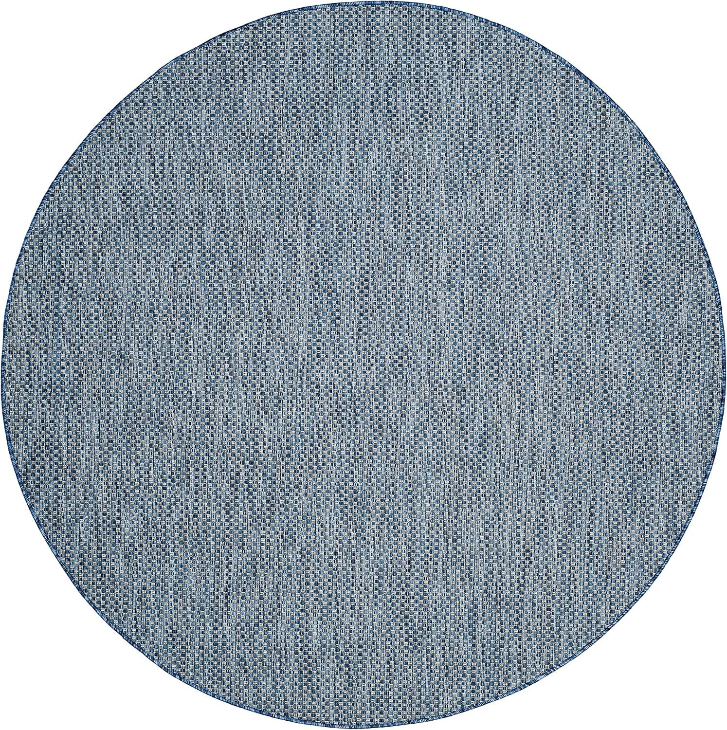 image:imageSAFAVIEH Courtyard Collection Area Rug 8 x 10 Natural amp Cream NonShedding amp Easy Care IndoorOutdoor amp WashableIdeal for Patio Backyard Mudroom CY852103012NavyGrey