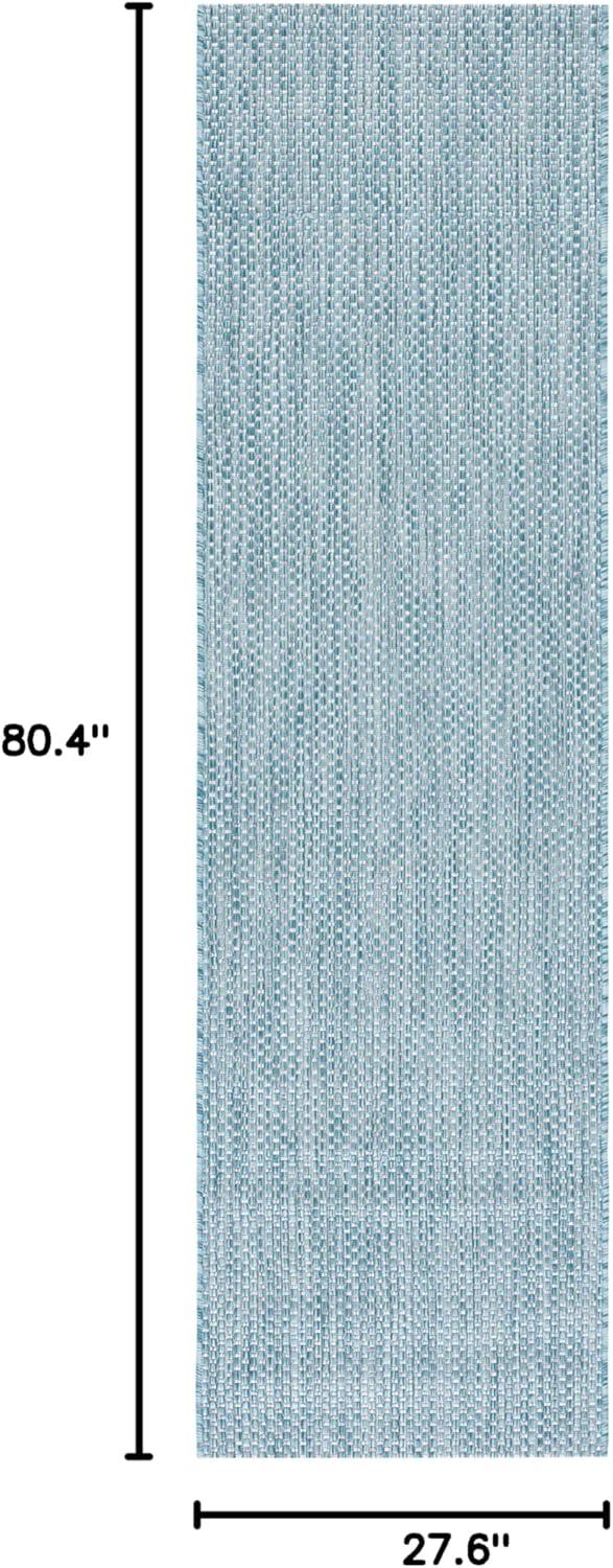 image:imageSAFAVIEH Courtyard Collection Area Rug 8 x 10 Natural amp Cream NonShedding amp Easy Care IndoorOutdoor amp WashableIdeal for Patio Backyard Mudroom CY852103012AquaGrey