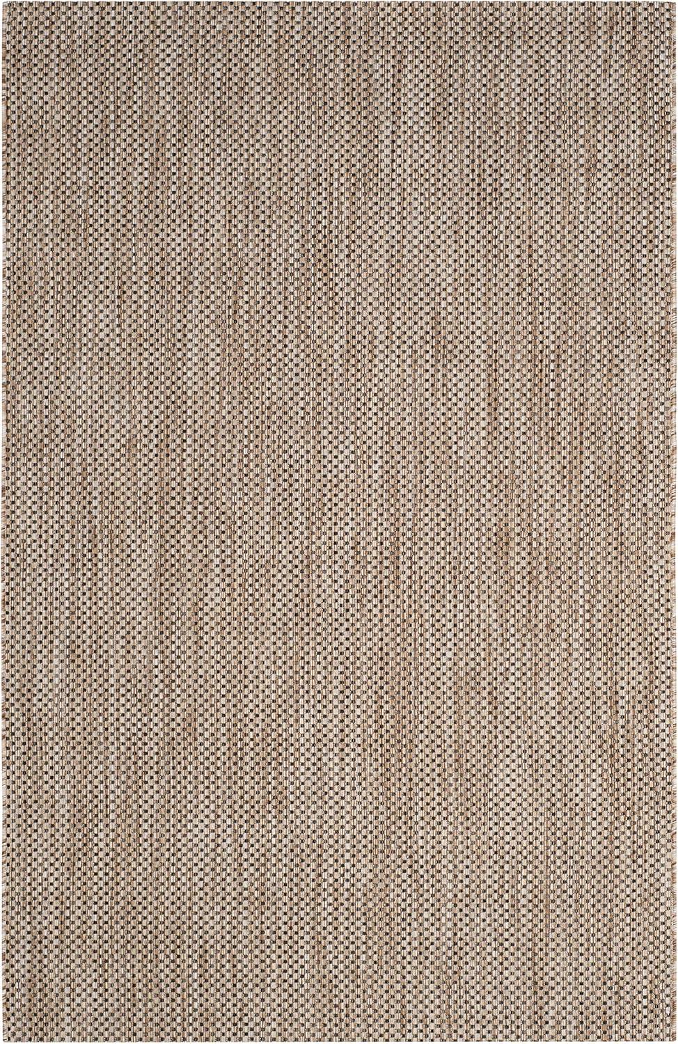 image:imageSAFAVIEH Courtyard Collection Area Rug 8 x 10 Natural amp Cream NonShedding amp Easy Care IndoorOutdoor amp WashableIdeal for Patio Backyard Mudroom CY852103012NaturalBlack