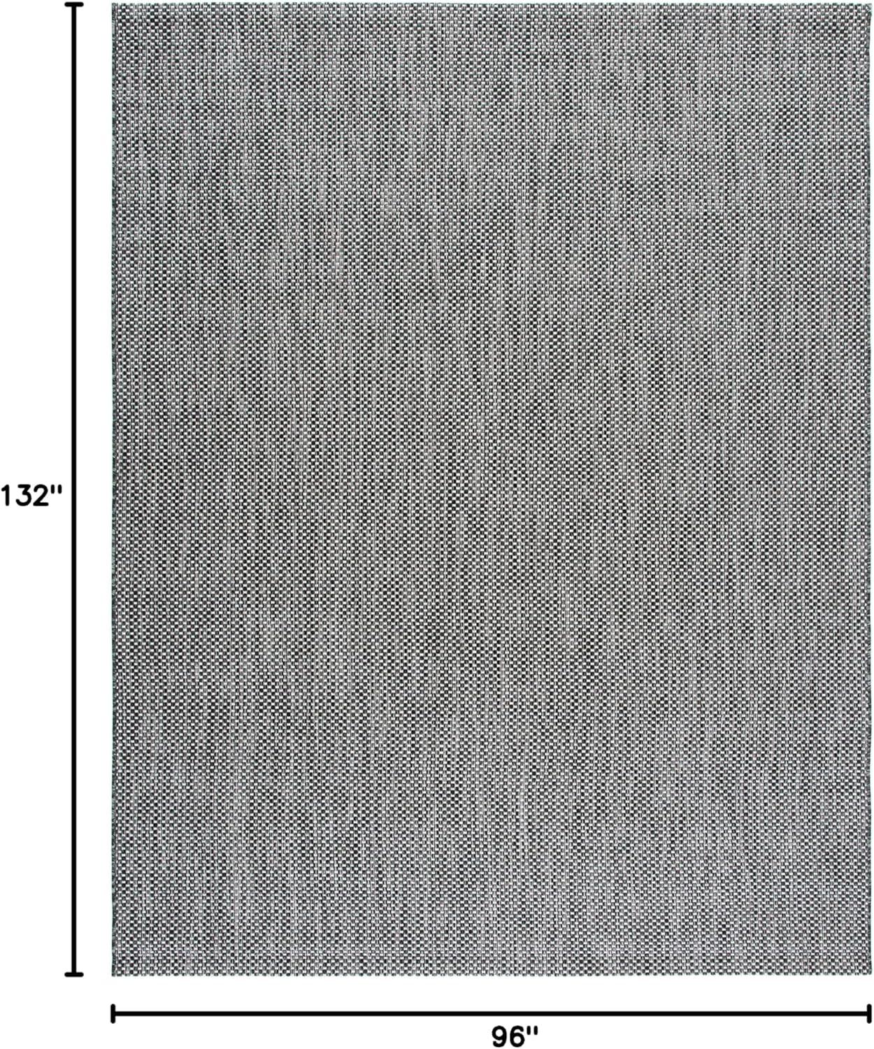 image:imageSAFAVIEH Courtyard Collection Area Rug 8 x 10 Natural amp Cream NonShedding amp Easy Care IndoorOutdoor amp WashableIdeal for Patio Backyard Mudroom CY852103012BlackBeige
