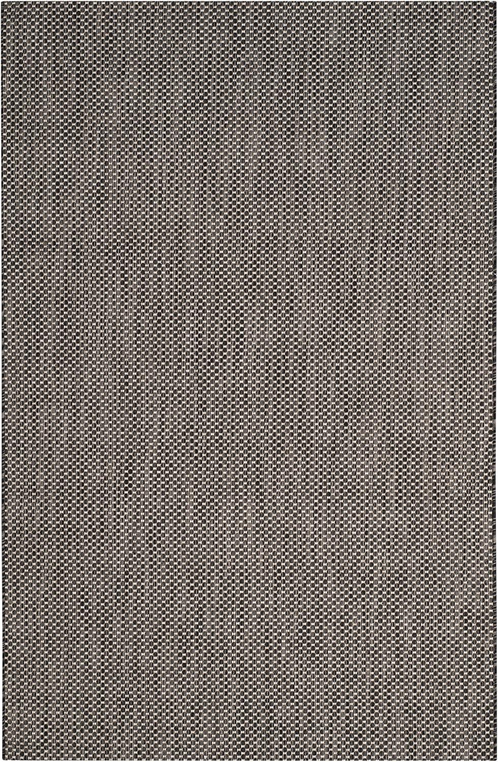 image:imageSAFAVIEH Courtyard Collection Area Rug 8 x 10 Natural amp Cream NonShedding amp Easy Care IndoorOutdoor amp WashableIdeal for Patio Backyard Mudroom CY852103012BlackBeige