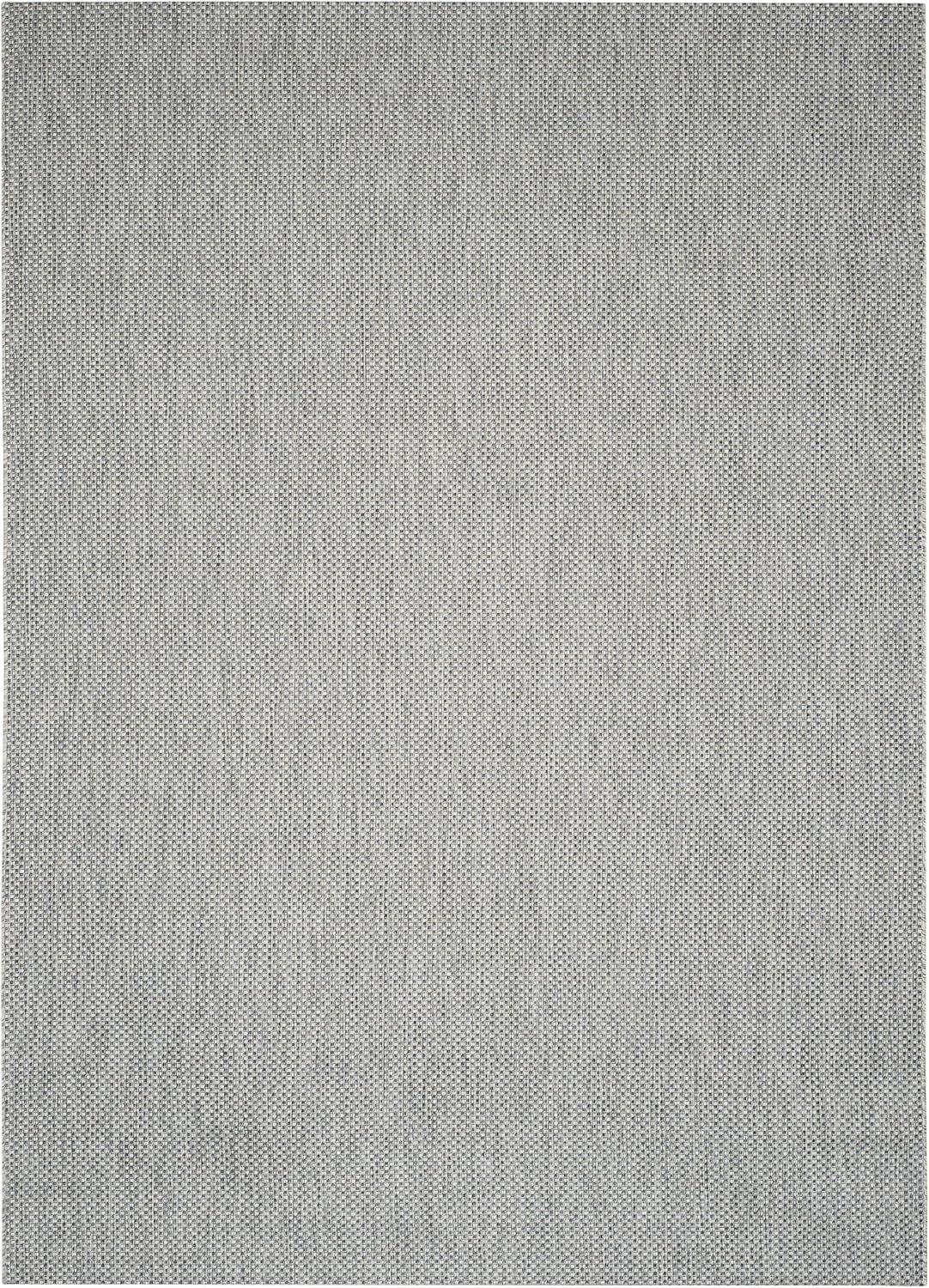 image:imageSAFAVIEH Courtyard Collection Area Rug 8 x 10 Natural amp Cream NonShedding amp Easy Care IndoorOutdoor amp WashableIdeal for Patio Backyard Mudroom CY852103012GreyNavy