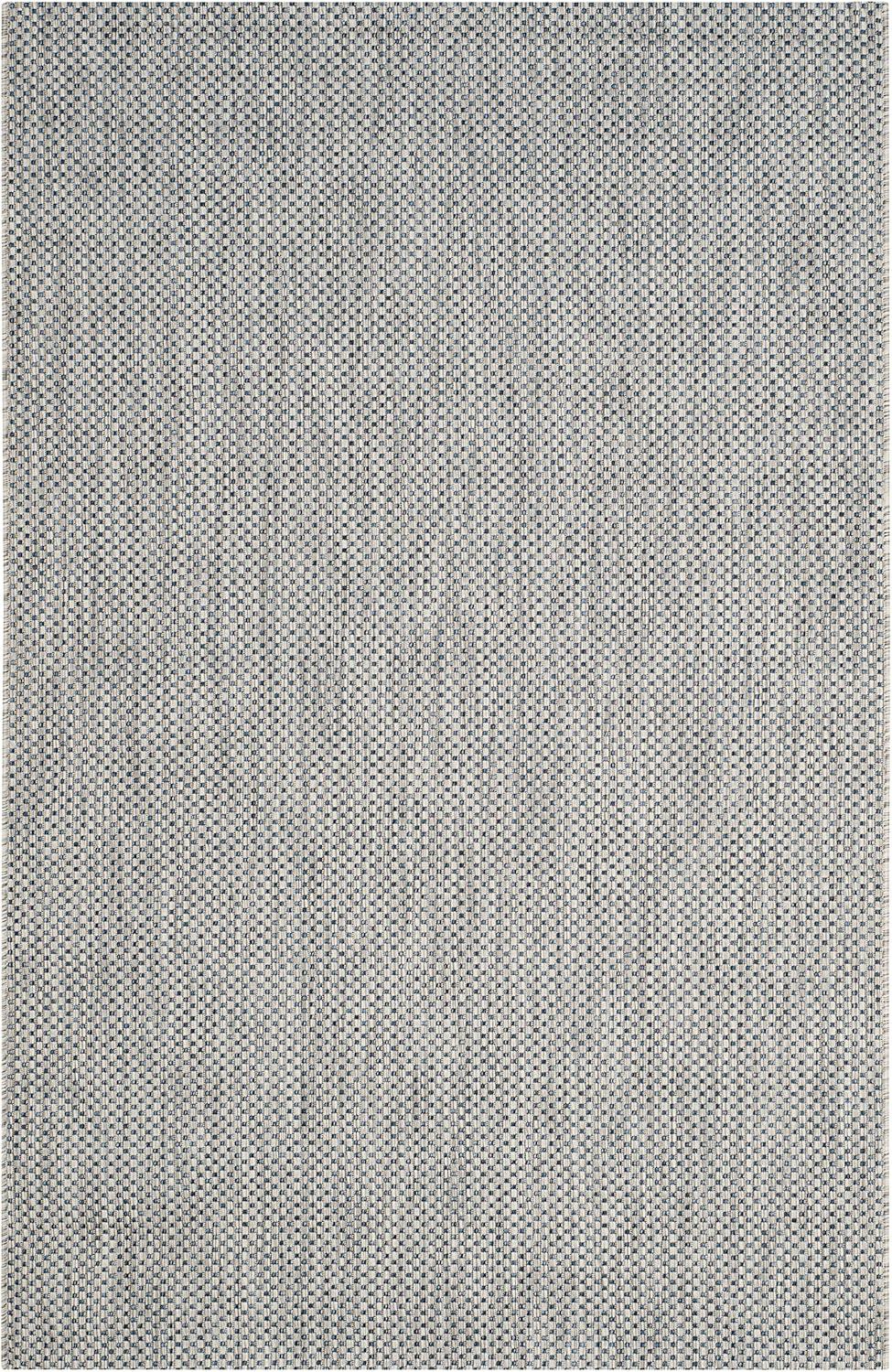 image:imageSAFAVIEH Courtyard Collection Area Rug 8 x 10 Natural amp Cream NonShedding amp Easy Care IndoorOutdoor amp WashableIdeal for Patio Backyard Mudroom CY852103012GreyNavy