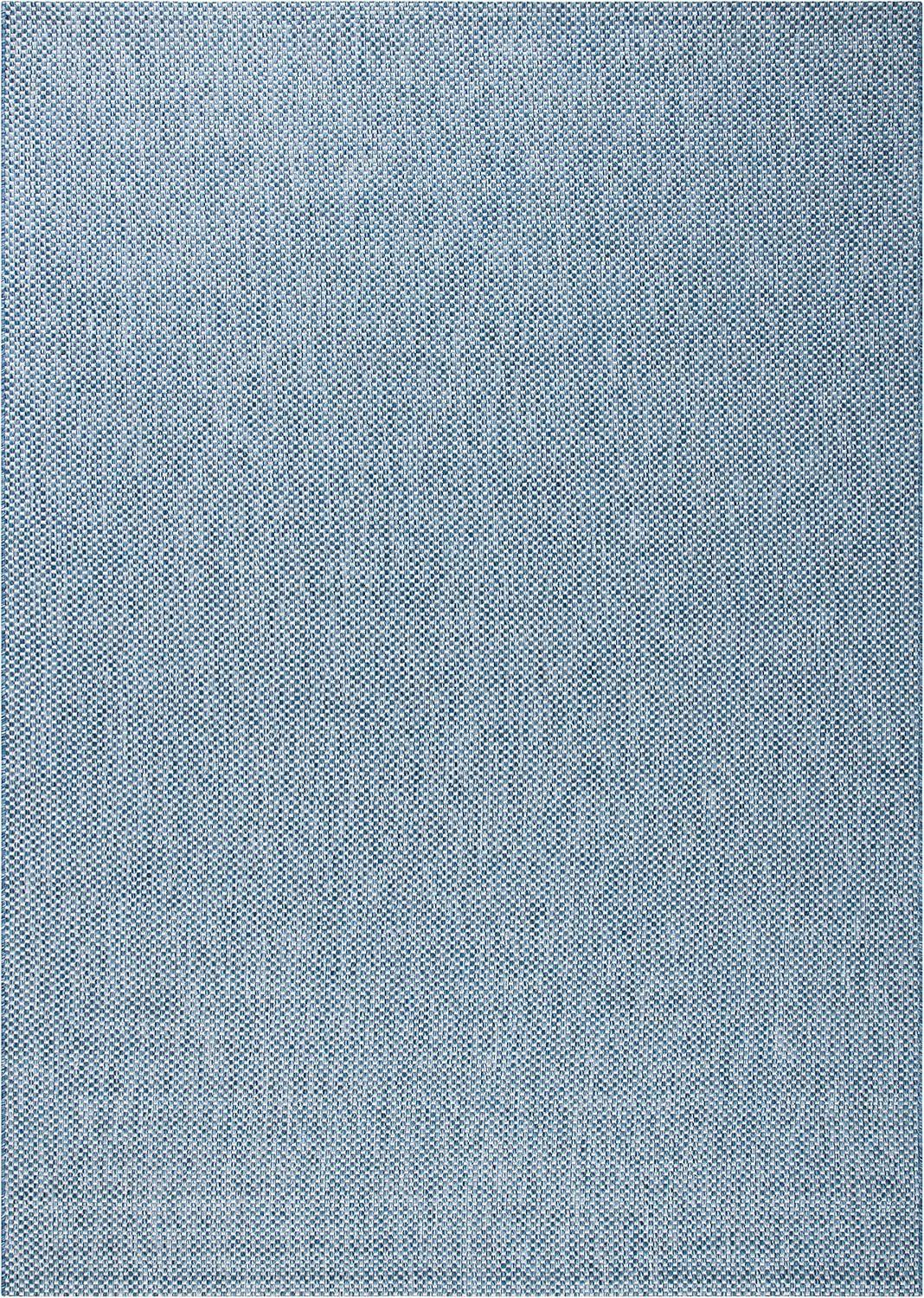 image:imageSAFAVIEH Courtyard Collection Area Rug 8 x 10 Natural amp Cream NonShedding amp Easy Care IndoorOutdoor amp WashableIdeal for Patio Backyard Mudroom CY852103012NavyGrey
