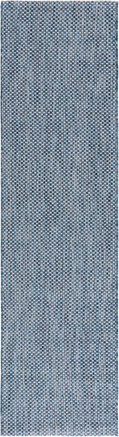 image:imageSAFAVIEH Courtyard Collection Area Rug 8 x 10 Natural amp Cream NonShedding amp Easy Care IndoorOutdoor amp WashableIdeal for Patio Backyard Mudroom CY852103012NavyGrey