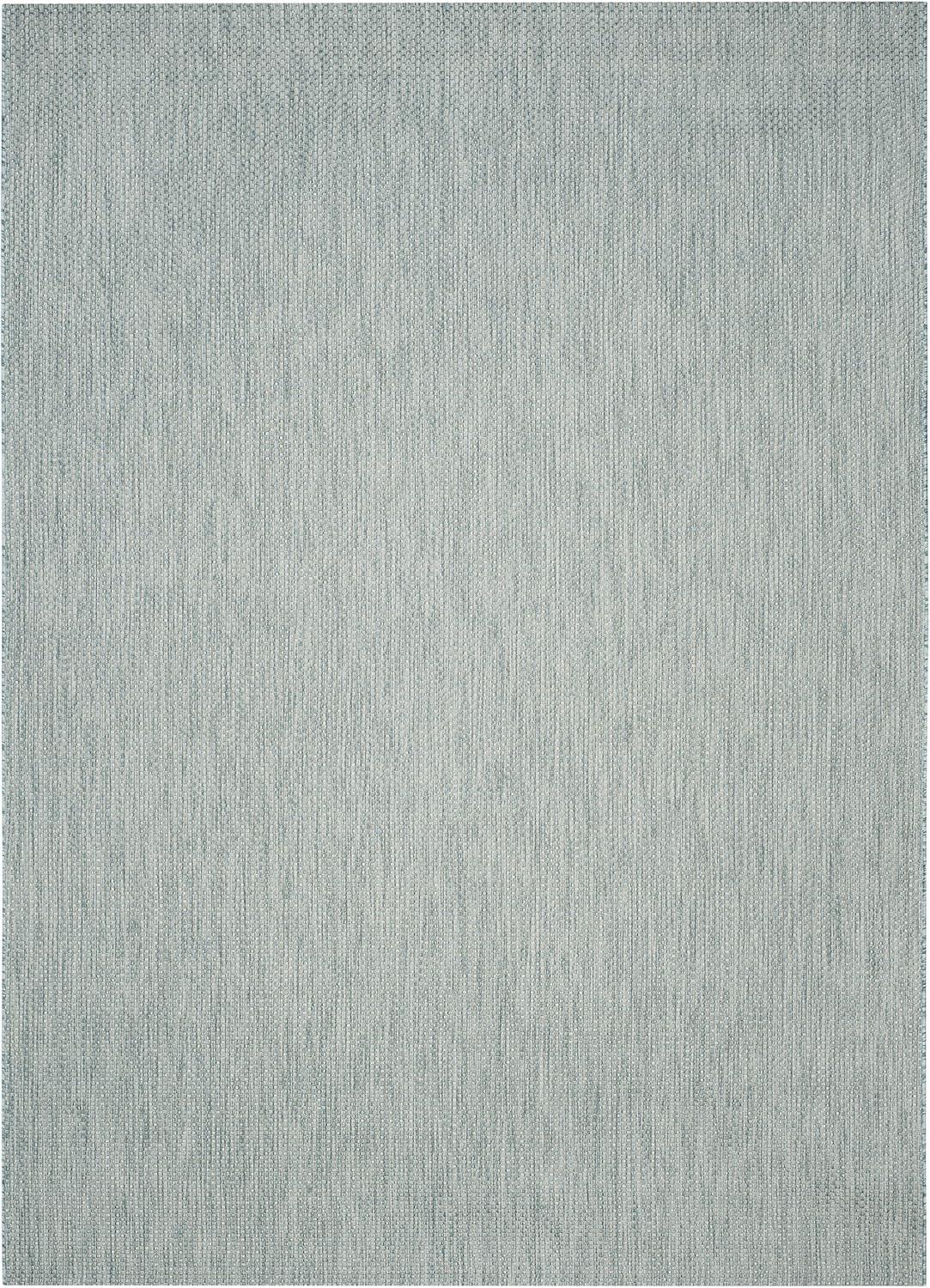 image:imageSAFAVIEH Courtyard Collection Area Rug 8 x 10 Natural amp Cream NonShedding amp Easy Care IndoorOutdoor amp WashableIdeal for Patio Backyard Mudroom CY852103012AquaGrey