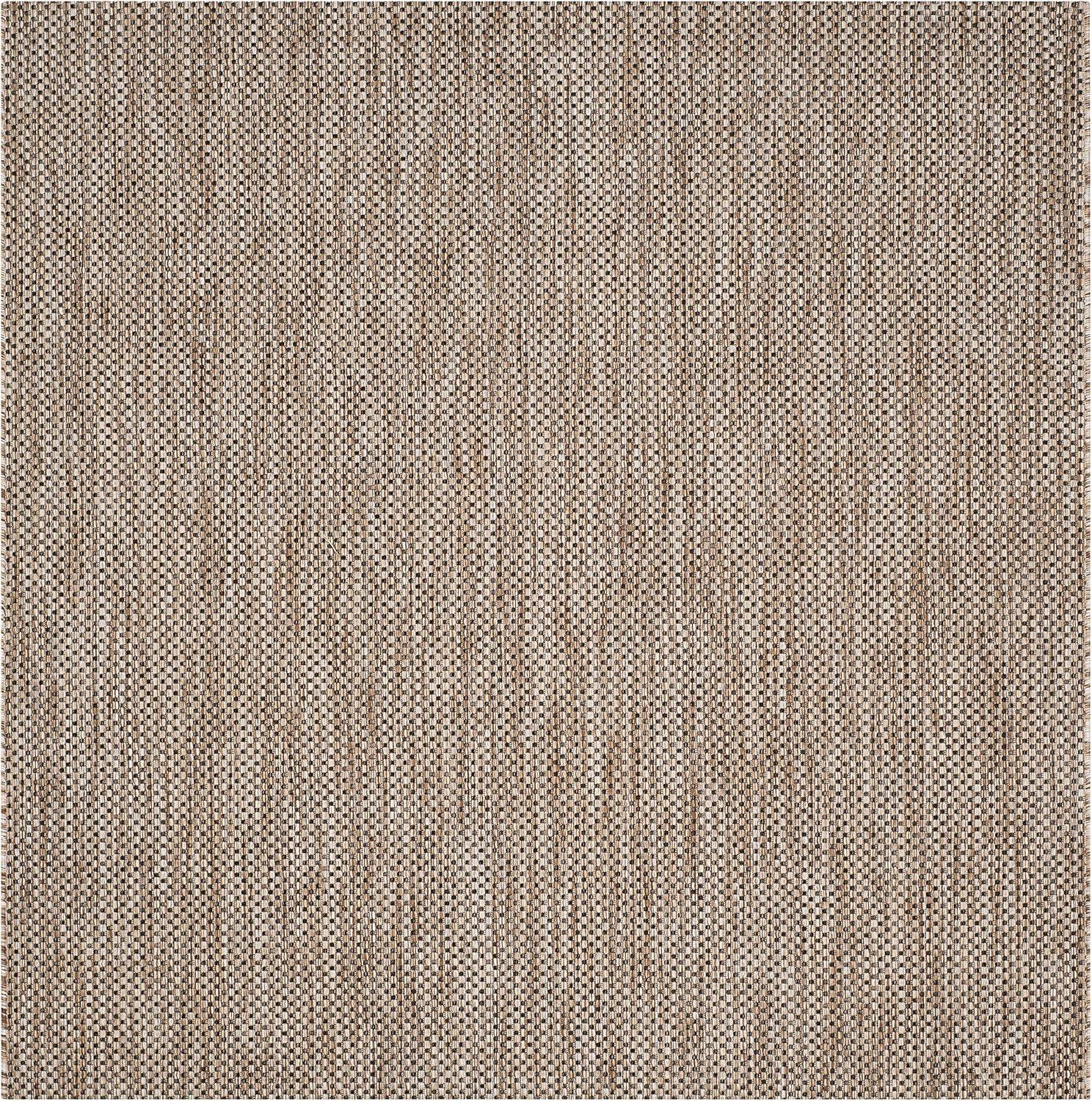 image:imageSAFAVIEH Courtyard Collection Area Rug 8 x 10 Natural amp Cream NonShedding amp Easy Care IndoorOutdoor amp WashableIdeal for Patio Backyard Mudroom CY852103012NaturalBlack