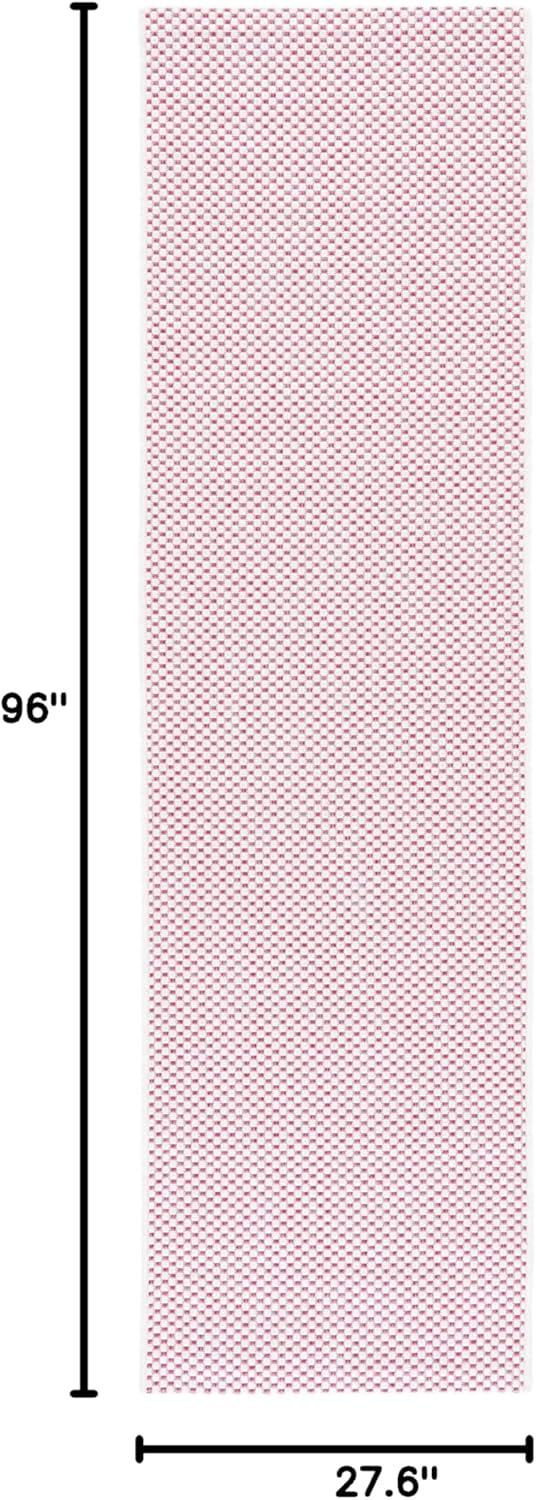 image:imageSAFAVIEH Courtyard Collection Area Rug 8 x 10 Natural amp Cream NonShedding amp Easy Care IndoorOutdoor amp WashableIdeal for Patio Backyard Mudroom CY852103012IvoryPink