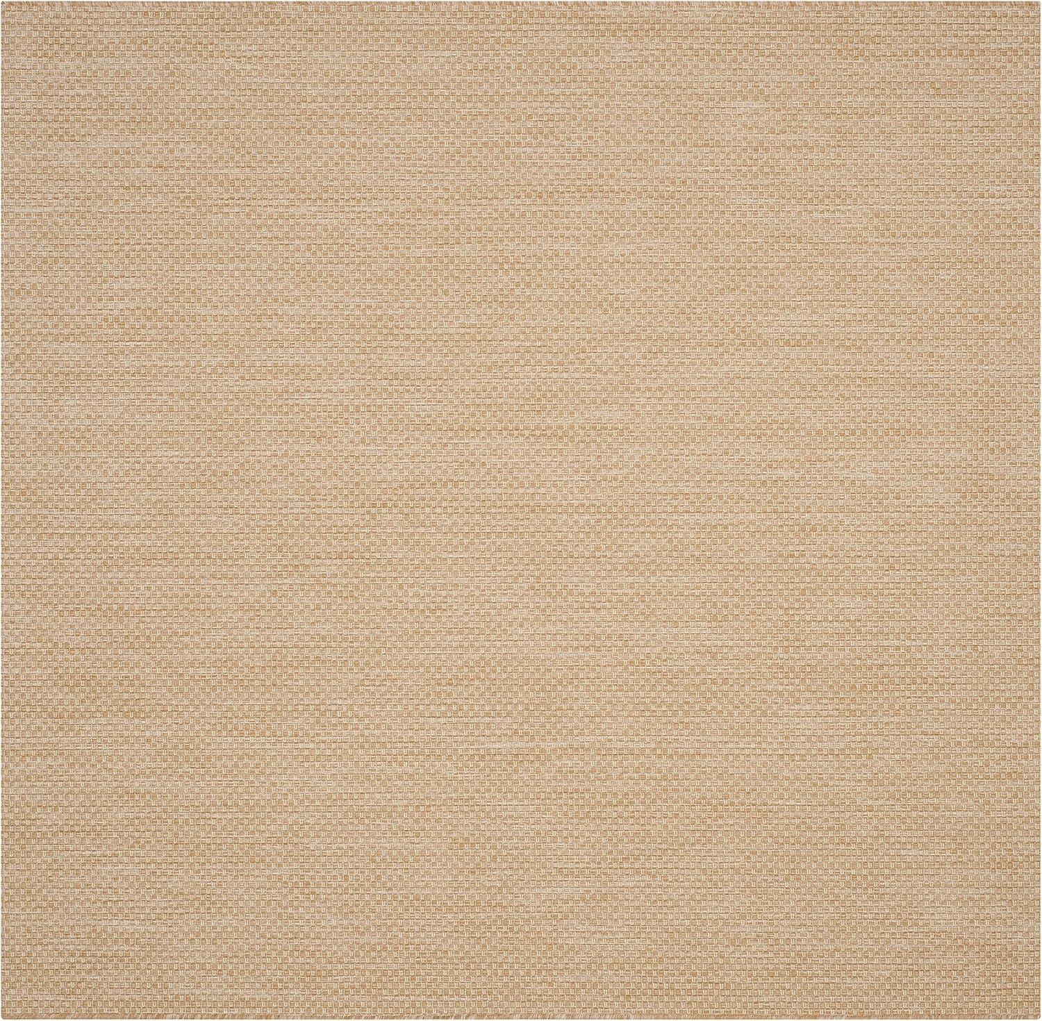 image:imageSAFAVIEH Courtyard Collection Area Rug 8 x 10 Natural amp Cream NonShedding amp Easy Care IndoorOutdoor amp WashableIdeal for Patio Backyard Mudroom CY852103012NaturalCream