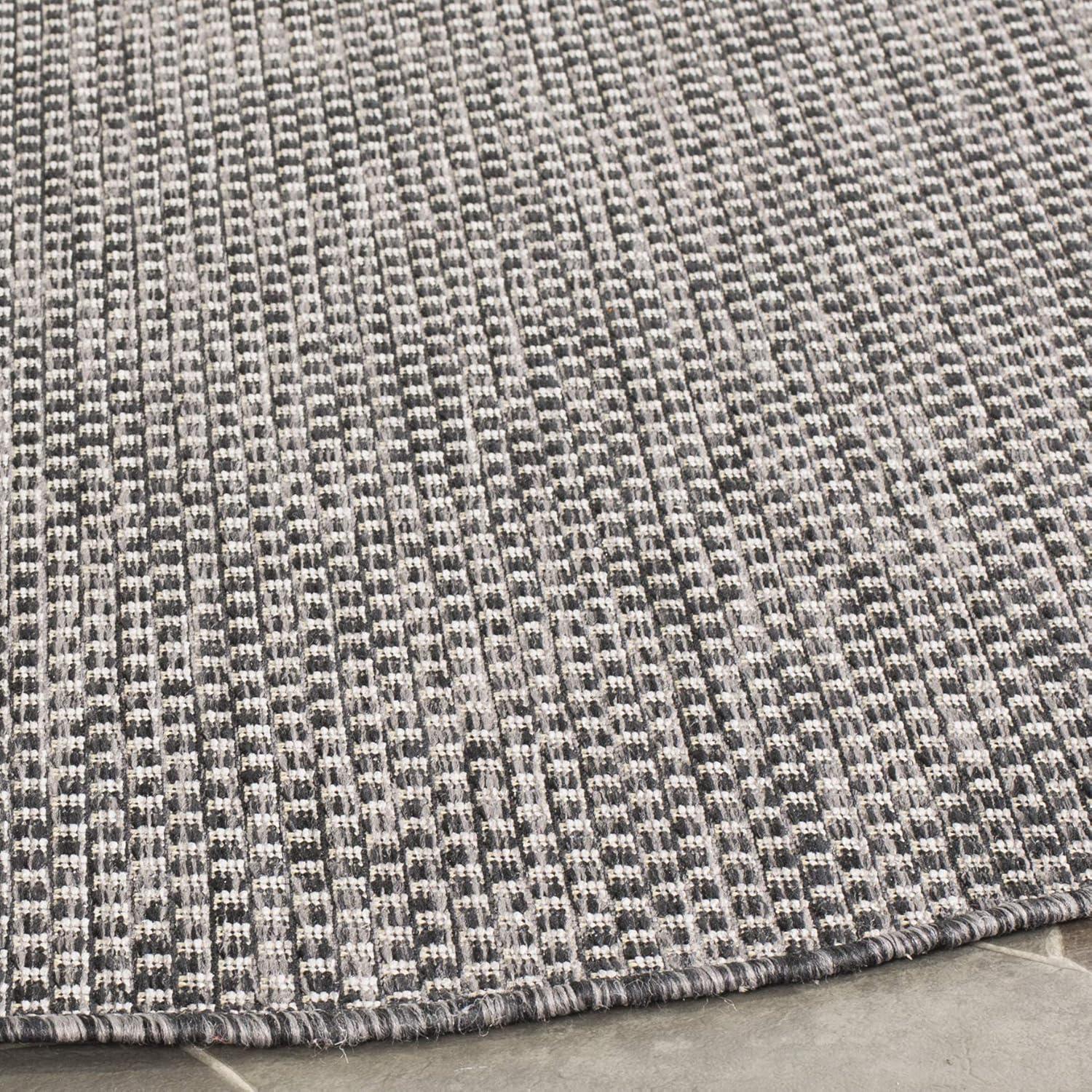 image:imageSAFAVIEH Courtyard Collection Area Rug 8 x 10 Natural amp Cream NonShedding amp Easy Care IndoorOutdoor amp WashableIdeal for Patio Backyard Mudroom CY852103012BlackBeige