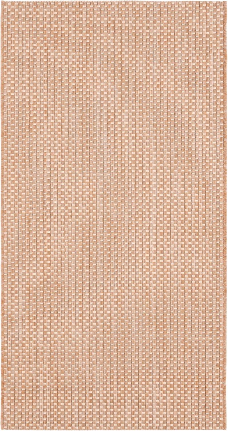 image:imageSAFAVIEH Courtyard Collection Area Rug 8 x 10 Natural amp Cream NonShedding amp Easy Care IndoorOutdoor amp WashableIdeal for Patio Backyard Mudroom CY852103012NaturalCream