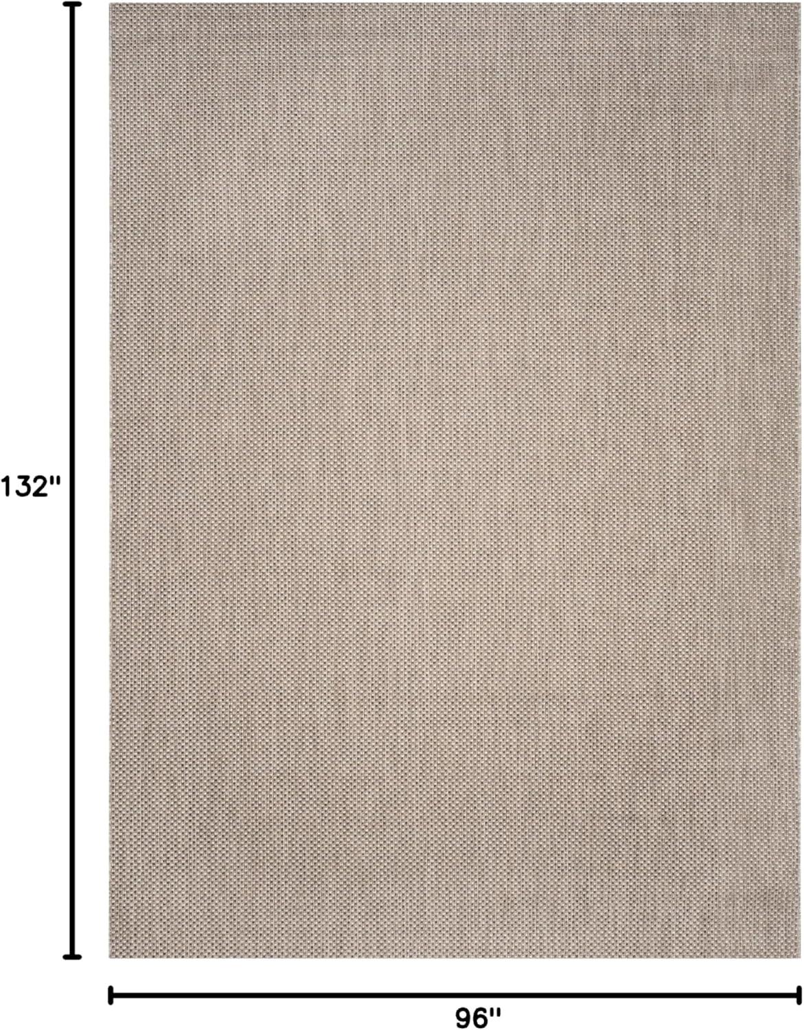 image:imageSAFAVIEH Courtyard Collection Area Rug 8 x 10 Natural amp Cream NonShedding amp Easy Care IndoorOutdoor amp WashableIdeal for Patio Backyard Mudroom CY852103012BeigeBrown