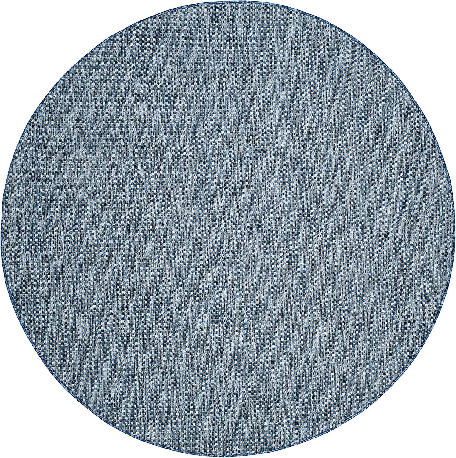 image:imageSAFAVIEH Courtyard Collection Area Rug 8 x 10 Natural amp Cream NonShedding amp Easy Care IndoorOutdoor amp WashableIdeal for Patio Backyard Mudroom CY852103012NavyGrey